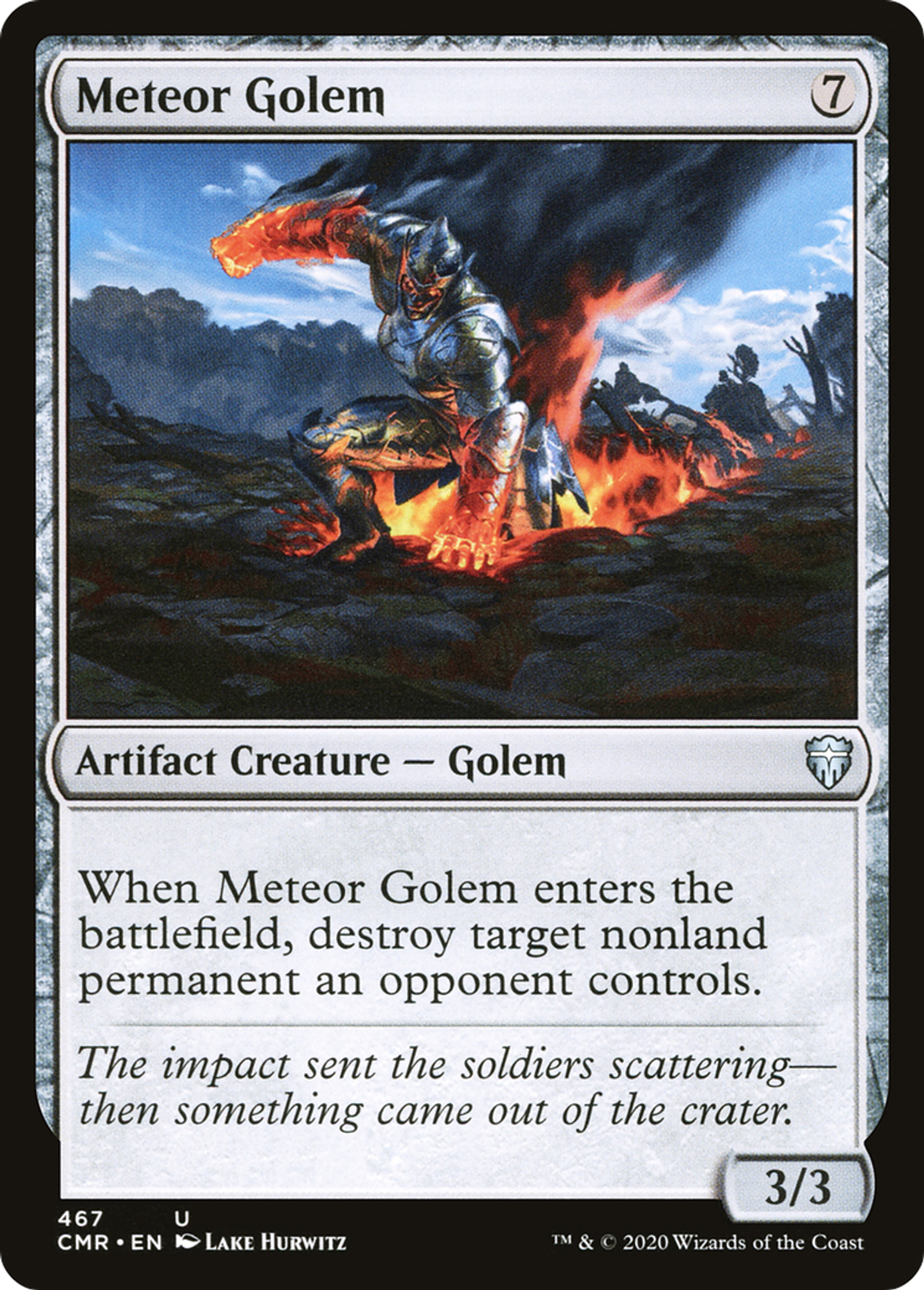 Meteor Golem — Commander Legends — Magic: The Gathering