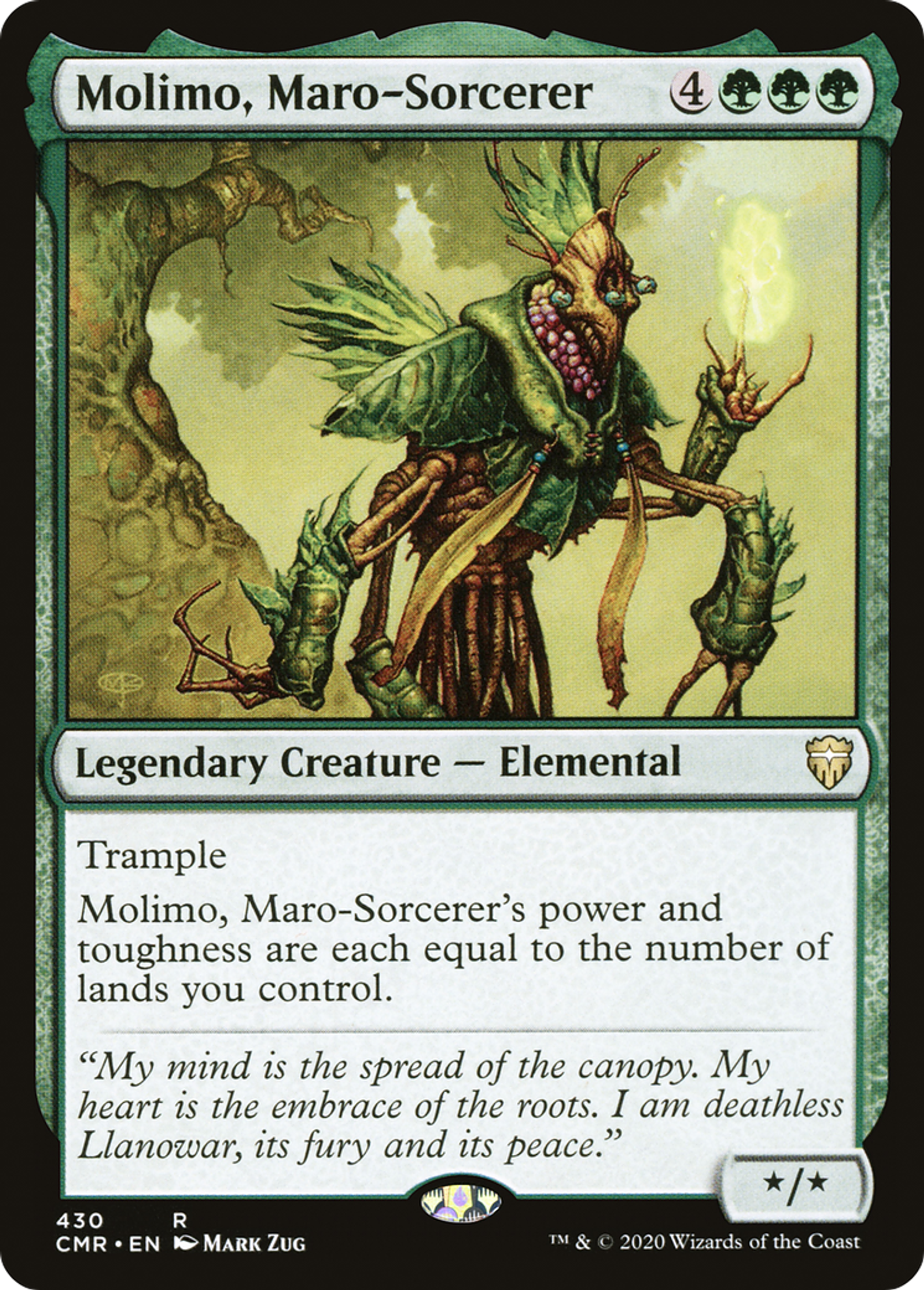 Molimo, Maro-Sorcerer — Commander Legends — Magic: The Gathering