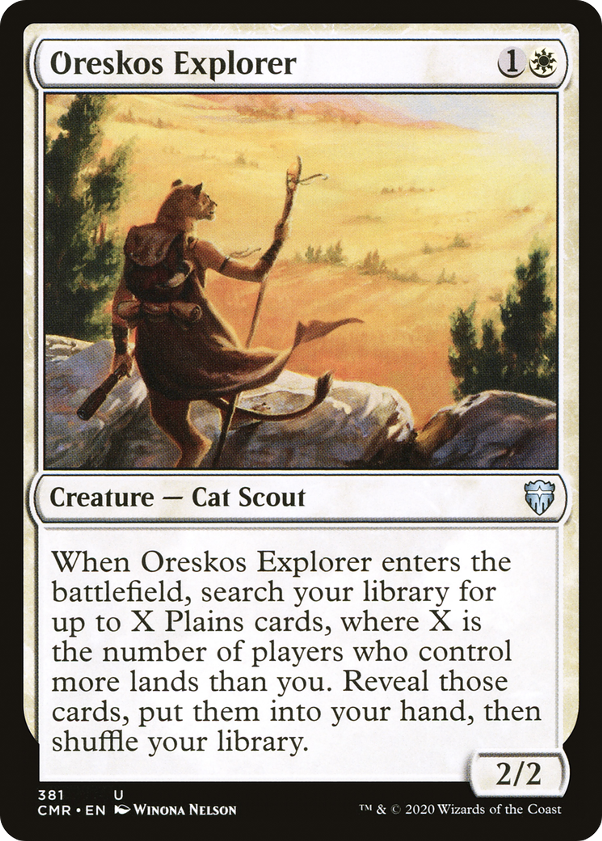 Exploratrice d'Oreskos — Commander Legends — Magic: The Gathering