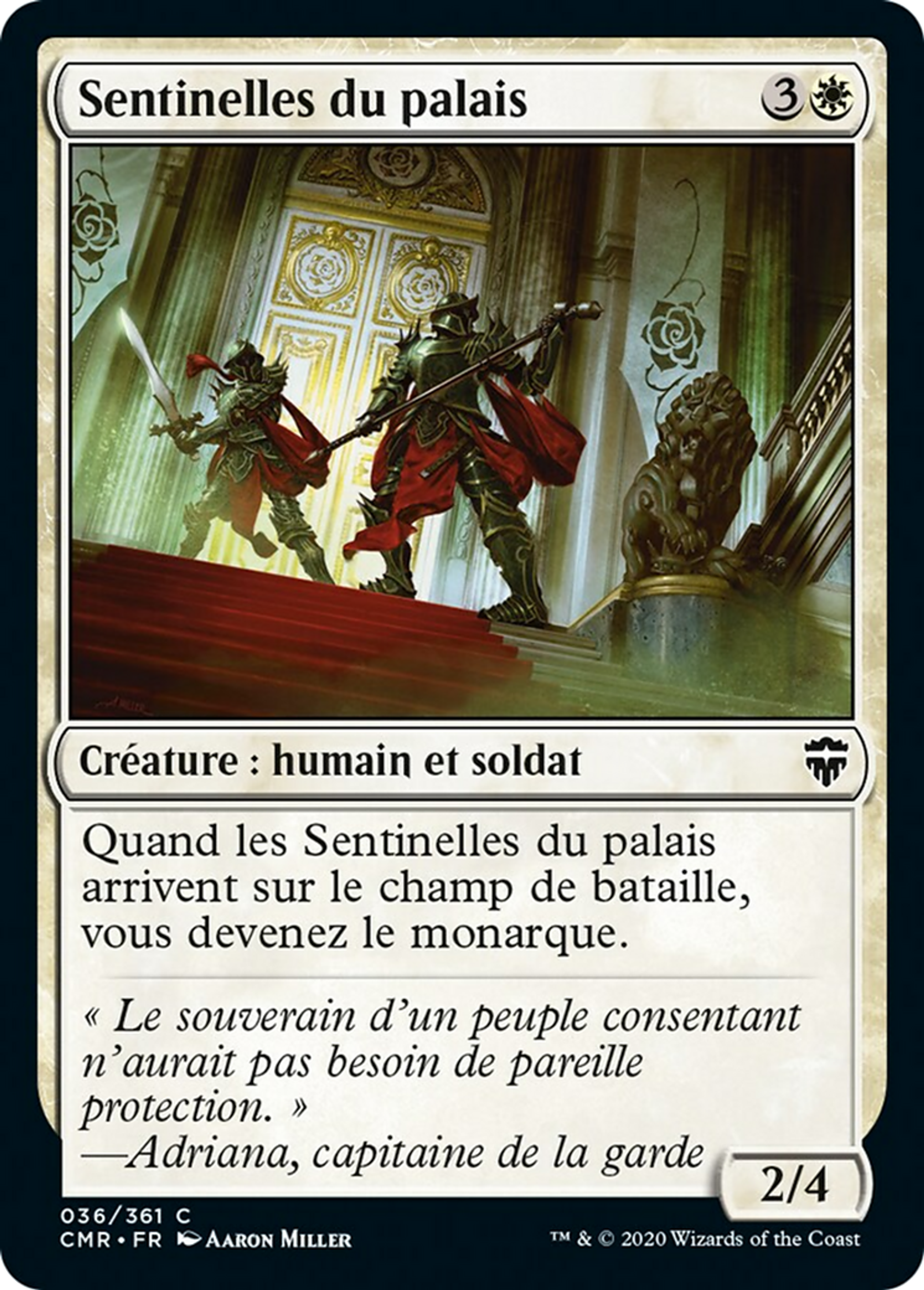 Sentinelles du palais — Commander Legends — Magic: The Gathering