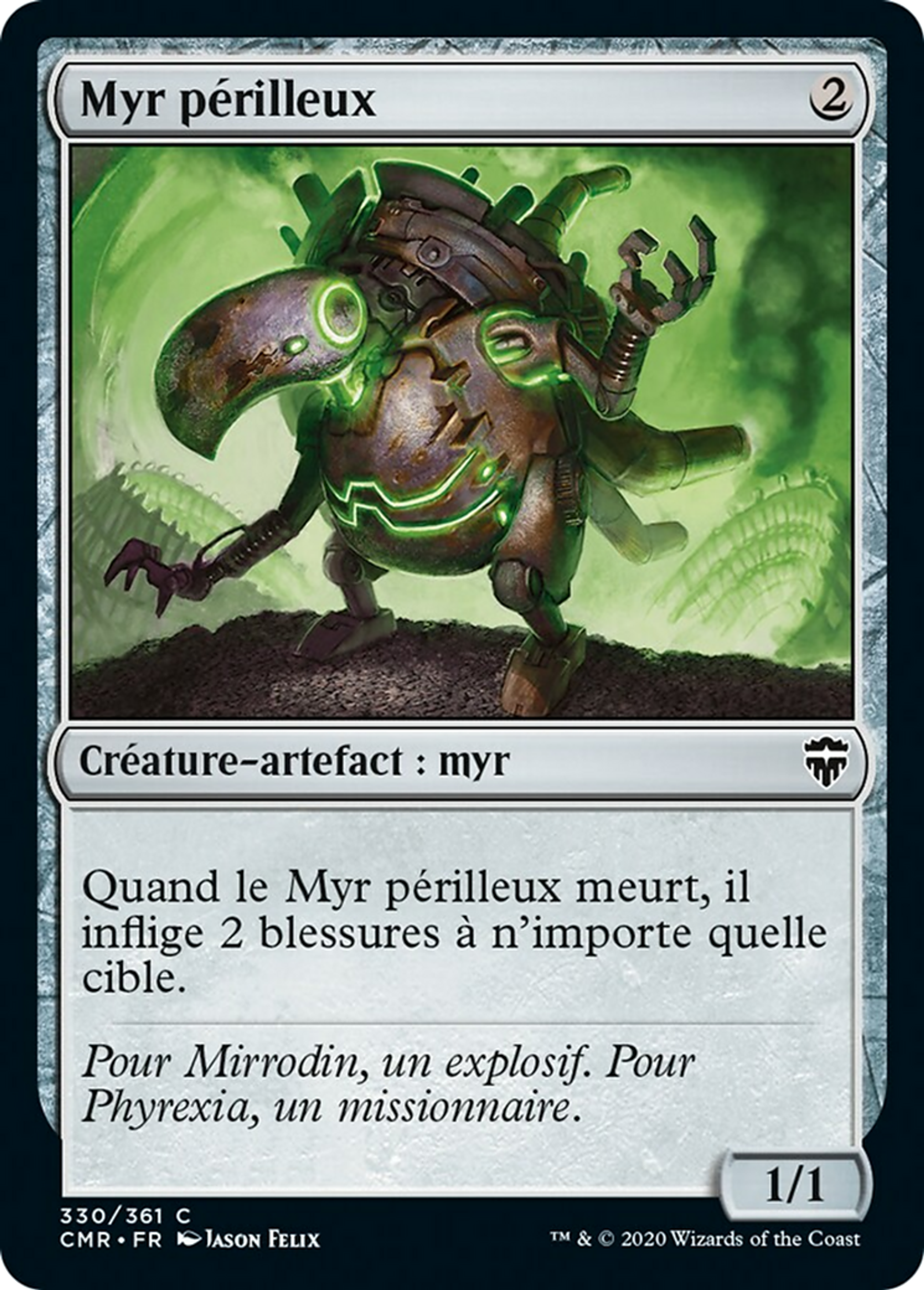 Myr périlleux — Commander Legends — Magic: The Gathering