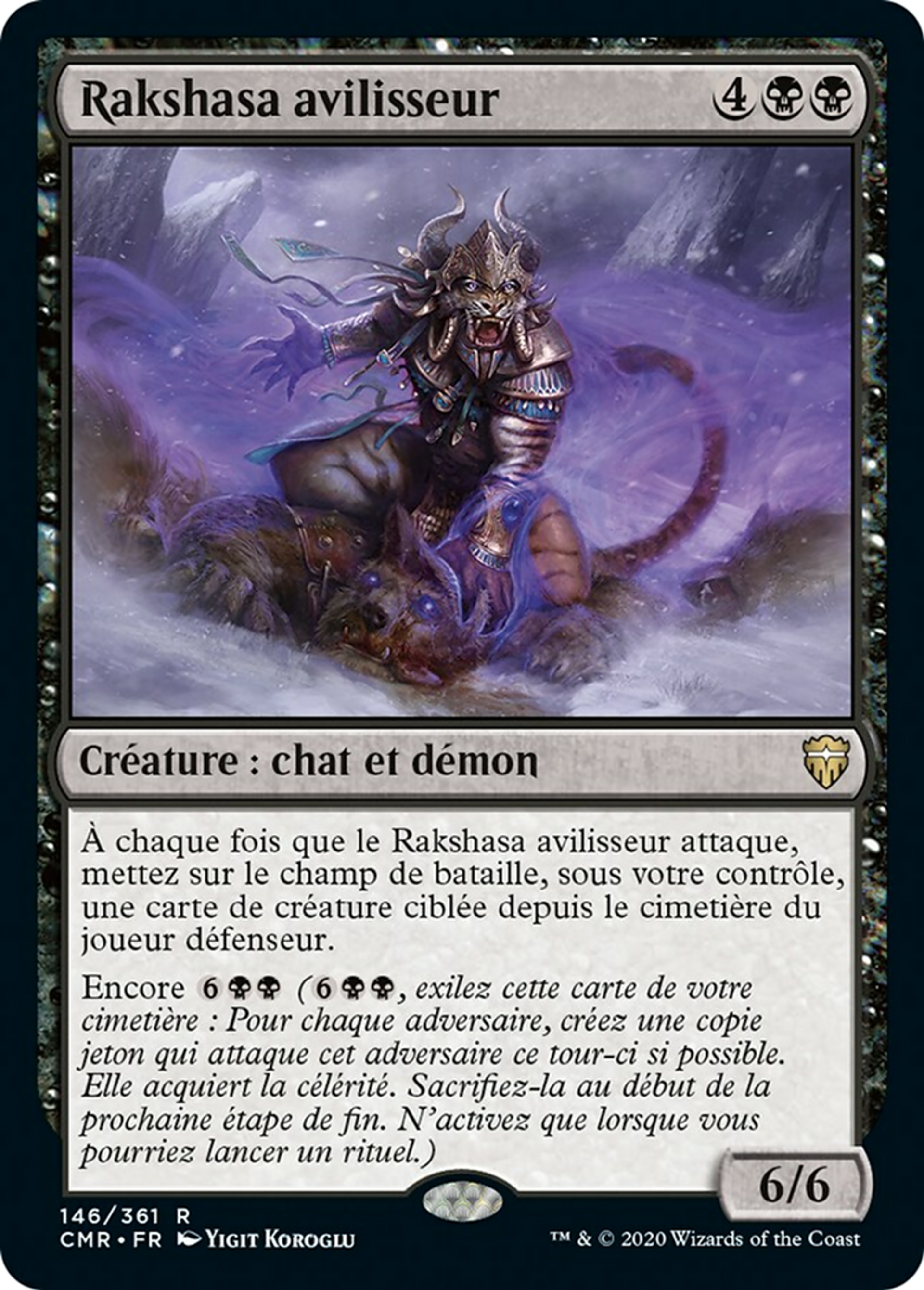 Rakshasa avilisseur — Commander Legends — Magic: The Gathering