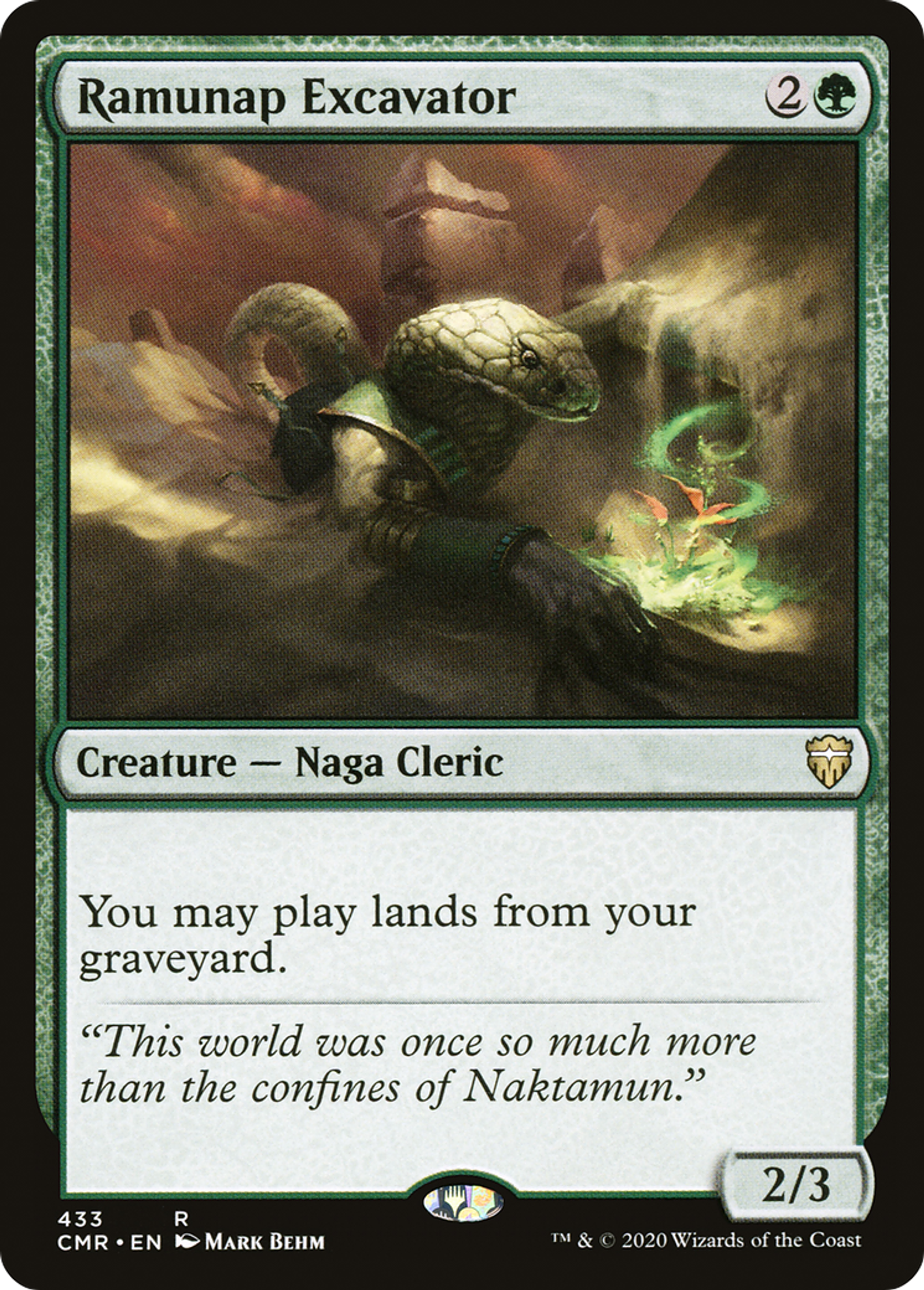 Excavatrice de Ramunap — Commander Legends — Magic: The Gathering