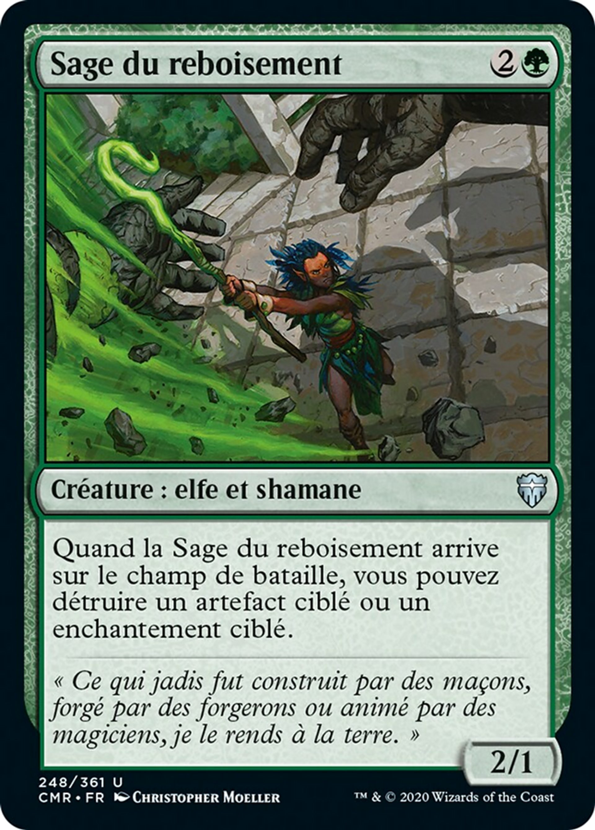 Sage du reboisement — Commander Legends — Magic: The Gathering