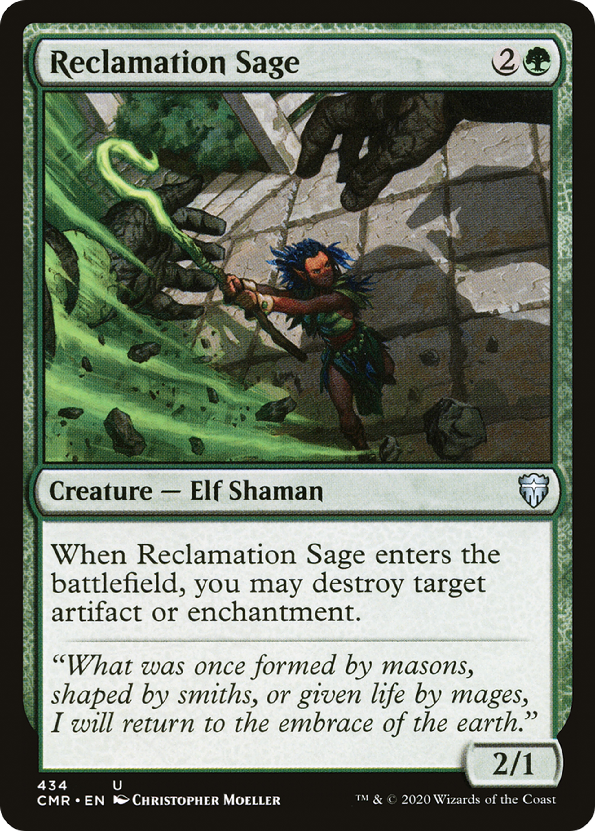 Reclamation Sage — Commander Legends — Magic: The Gathering