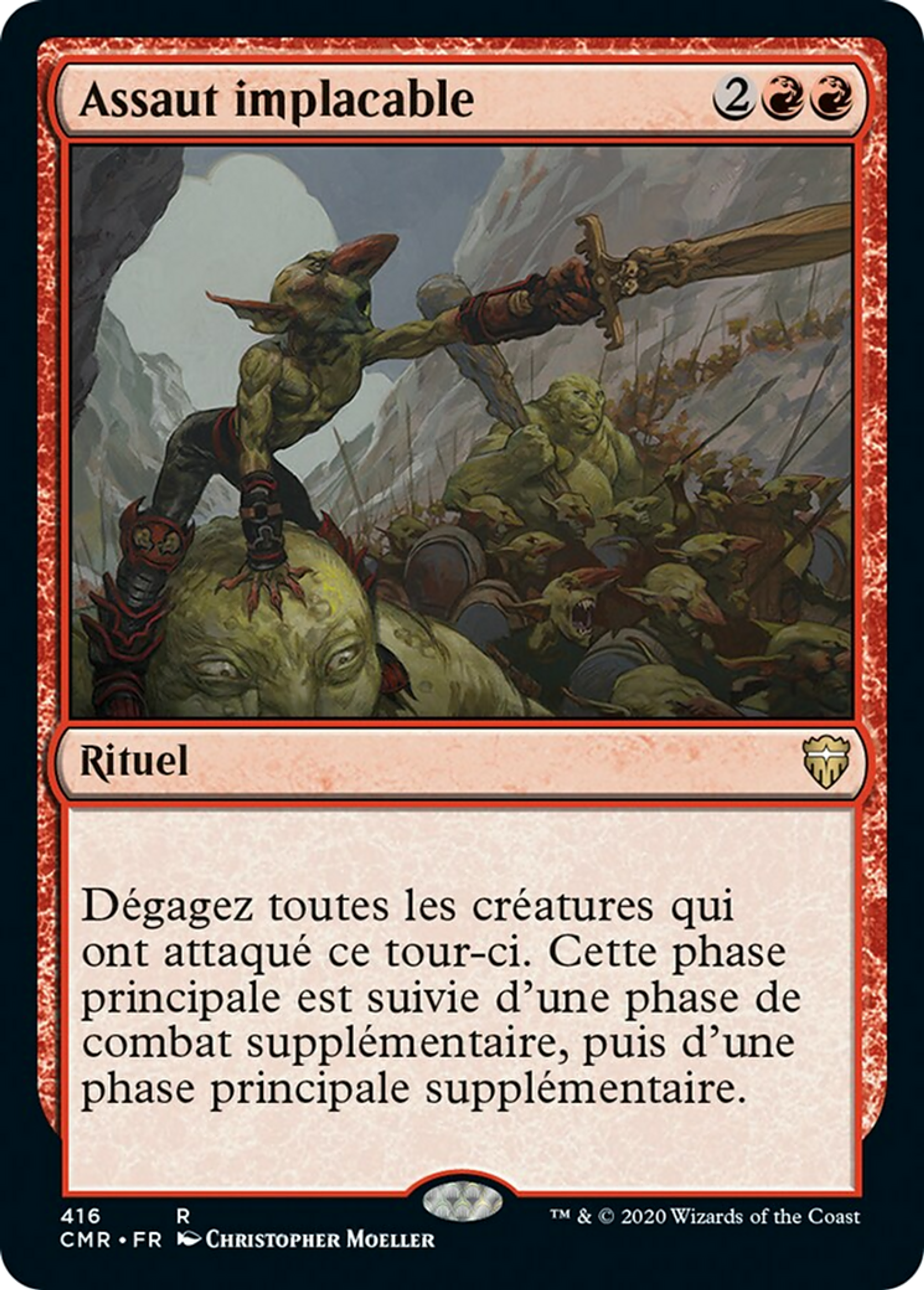 Assaut implacable — Commander Legends — Magic: The Gathering