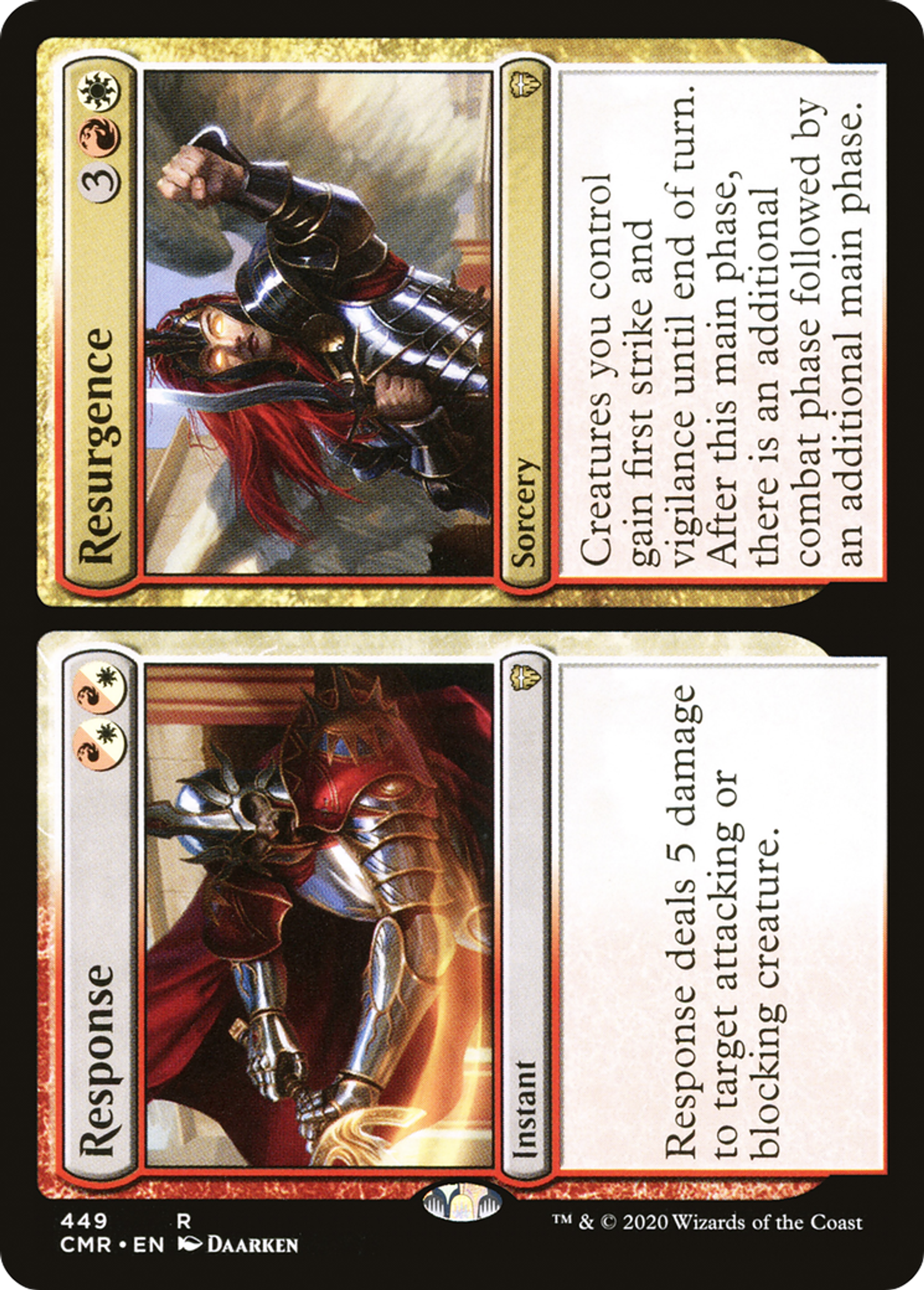 Response // Resurgence — Commander Legends — Magic: The Gathering