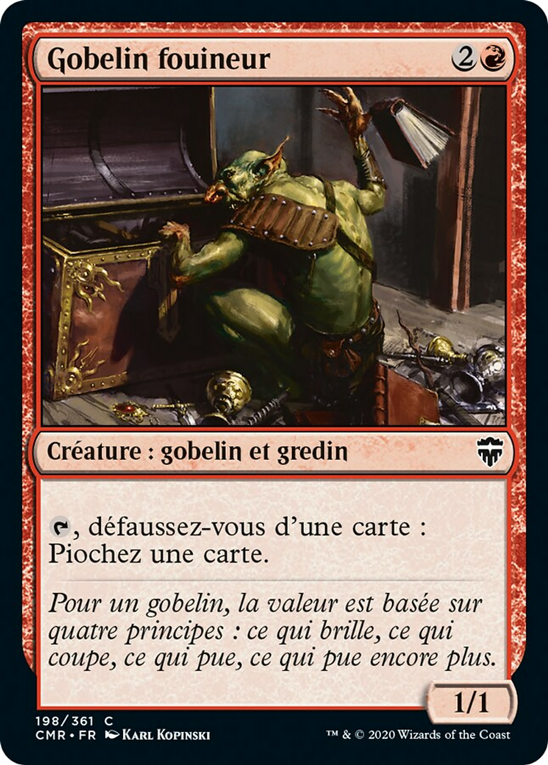 Gobelin fouineur — Commander Legends — Magic: The Gathering