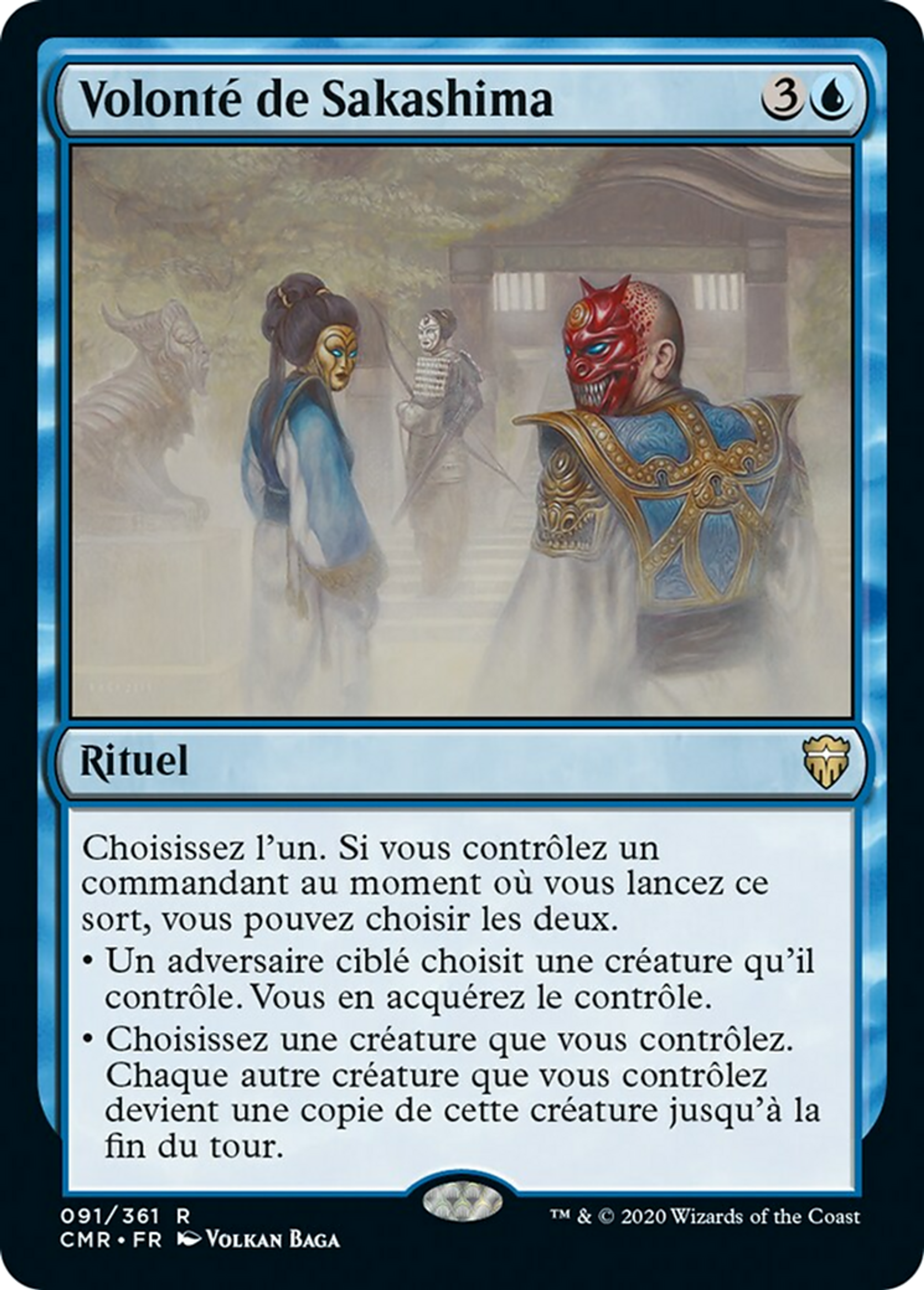 Volonté de Sakashima — Commander Legends — Magic: The Gathering