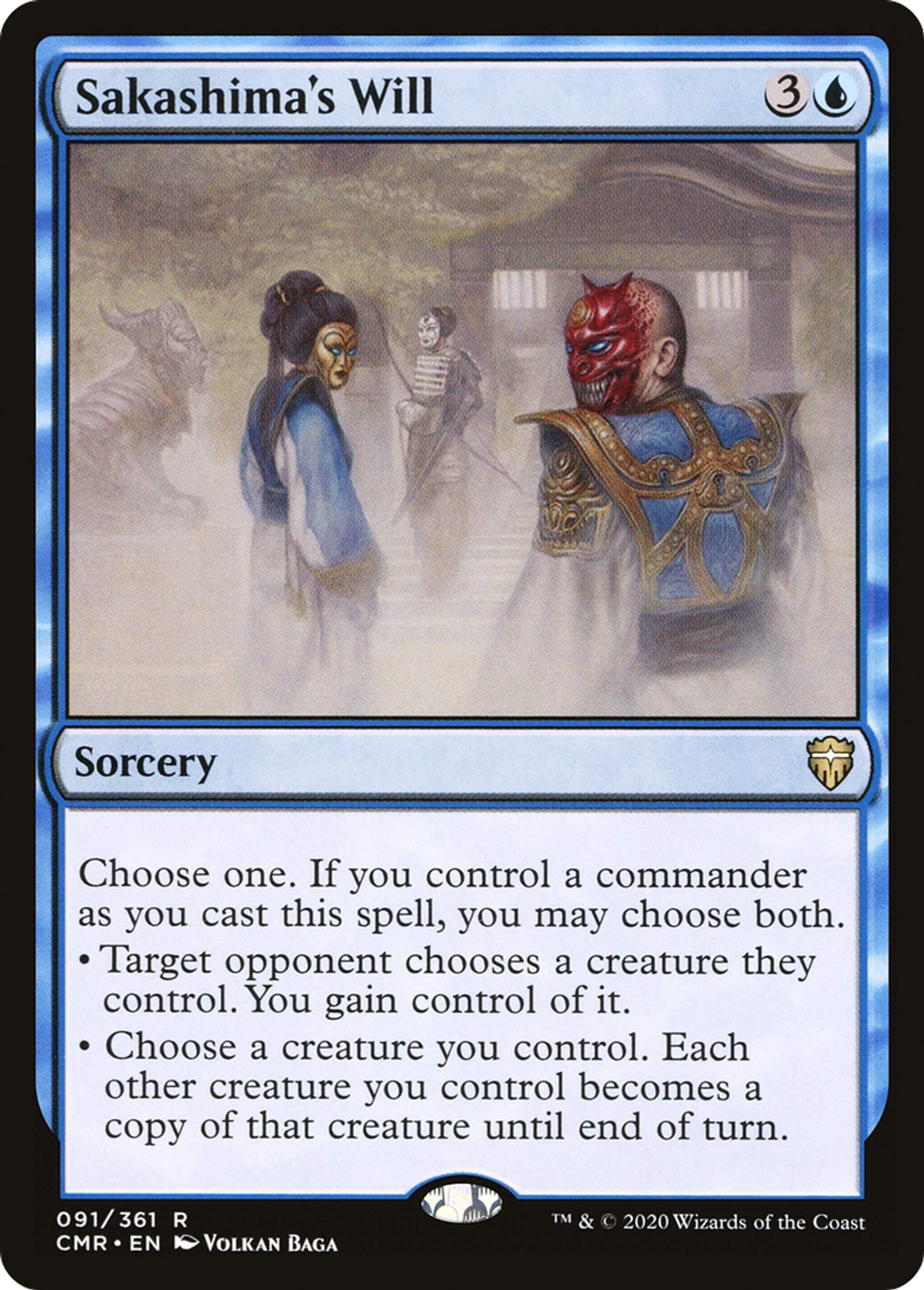 Volonté de Sakashima — Commander Legends — Magic: The Gathering