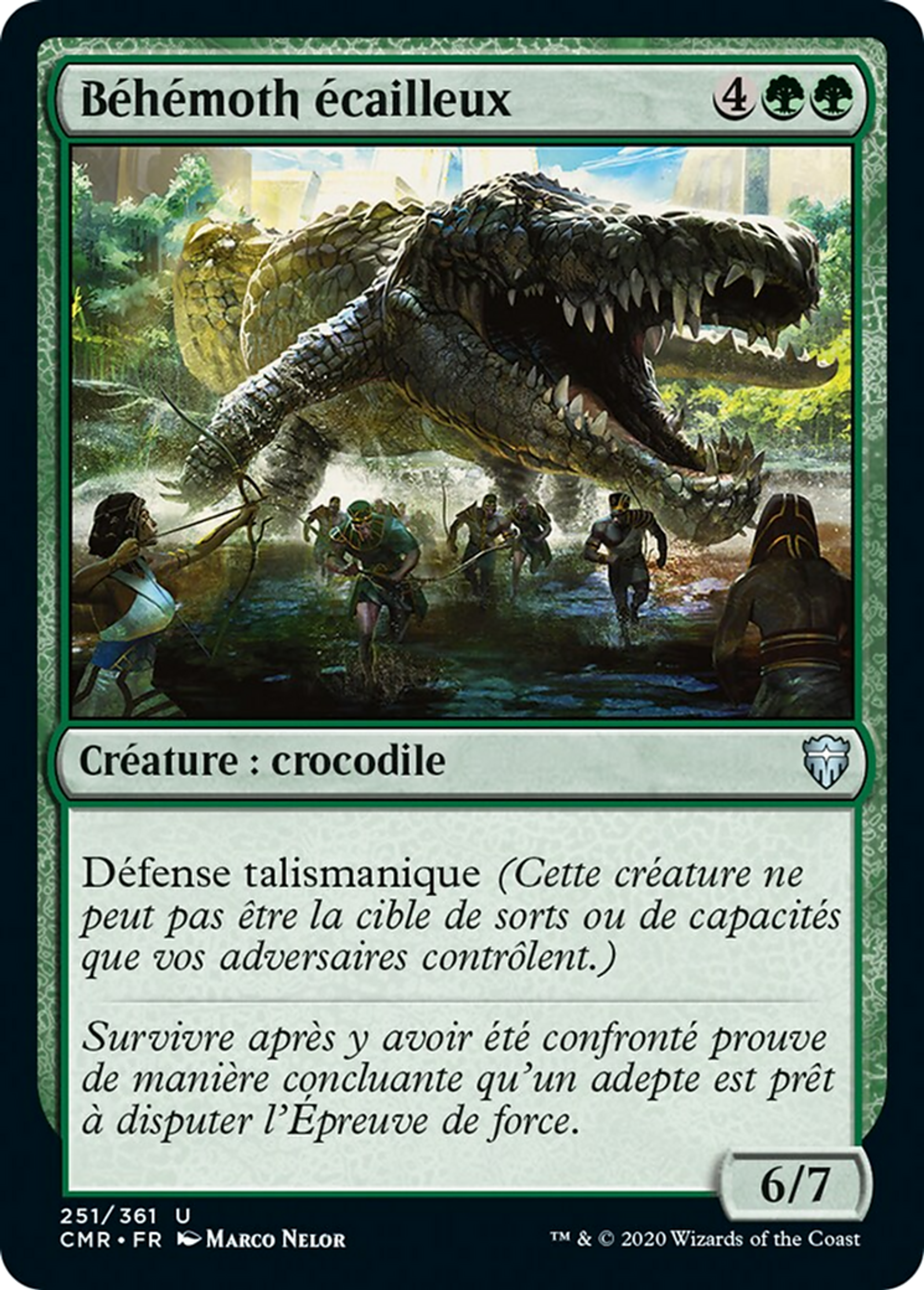 Béhémoth écailleux — Commander Legends — Magic: The Gathering