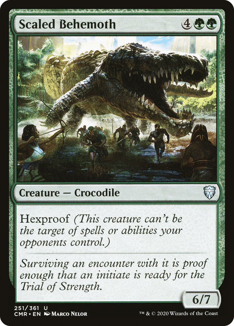 Scaled Behemoth — Commander Legends — Magic: The Gathering