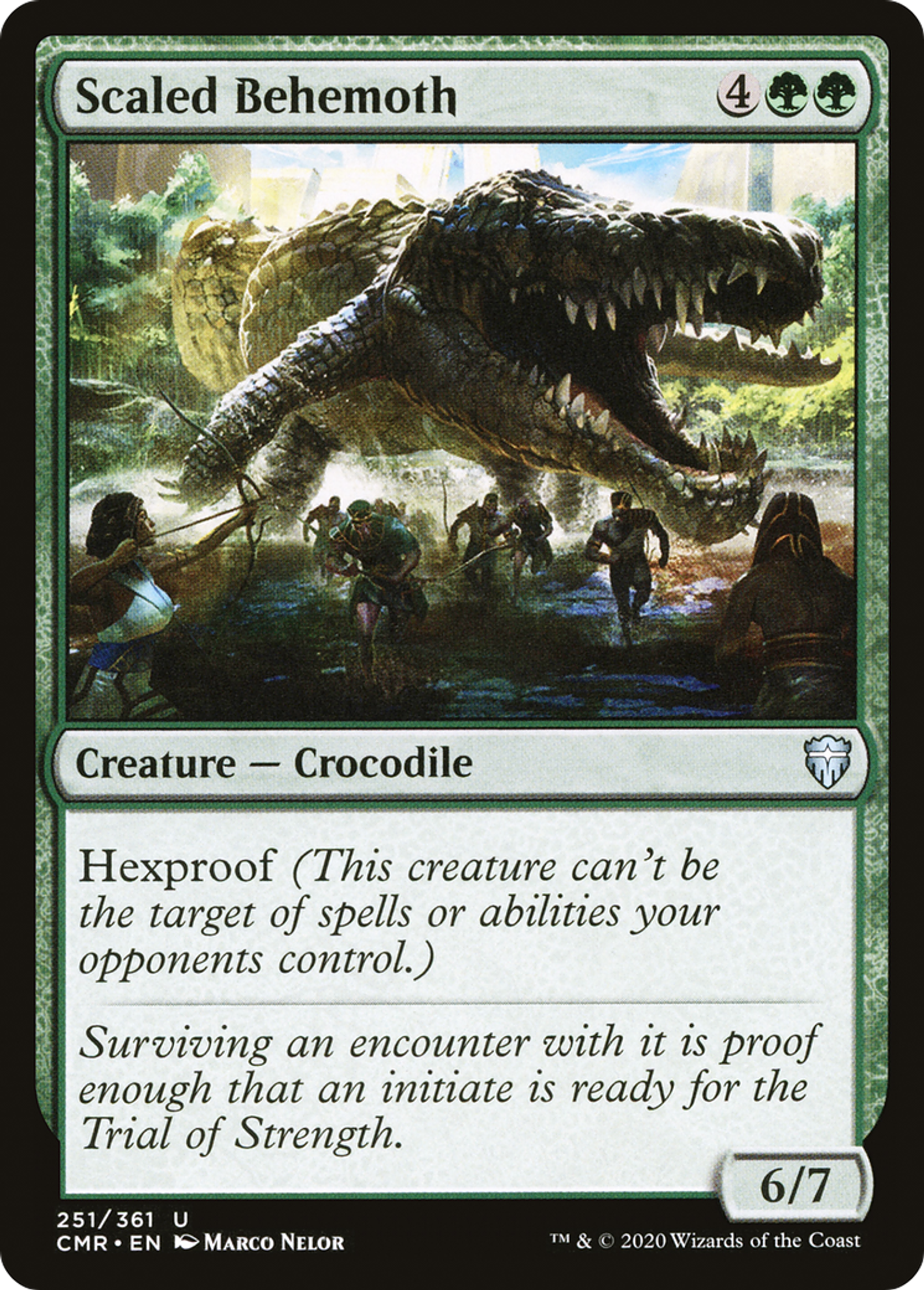 Béhémoth écailleux — Commander Legends — Magic: The Gathering