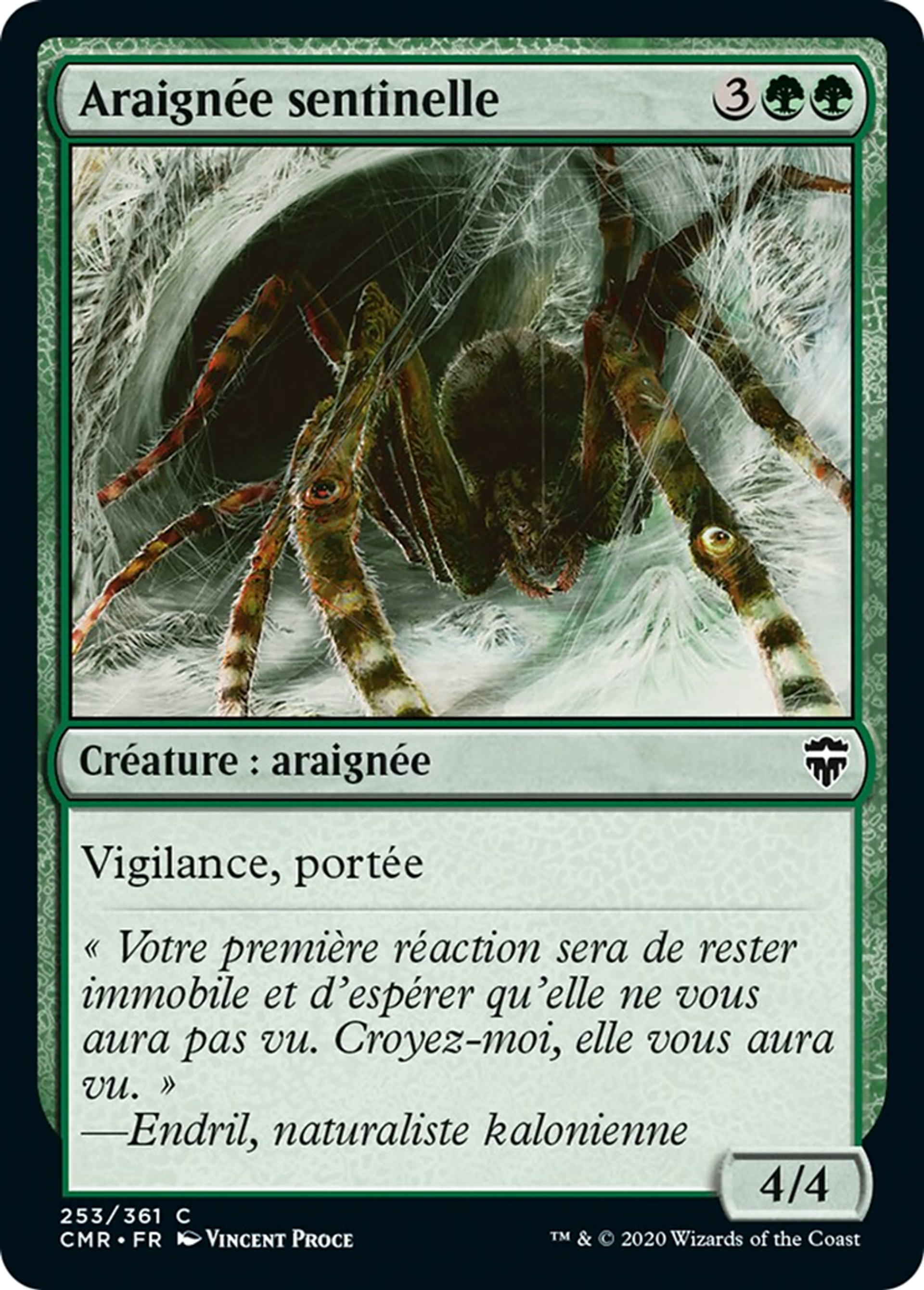 Araignée sentinelle — Commander Legends — Magic: The Gathering