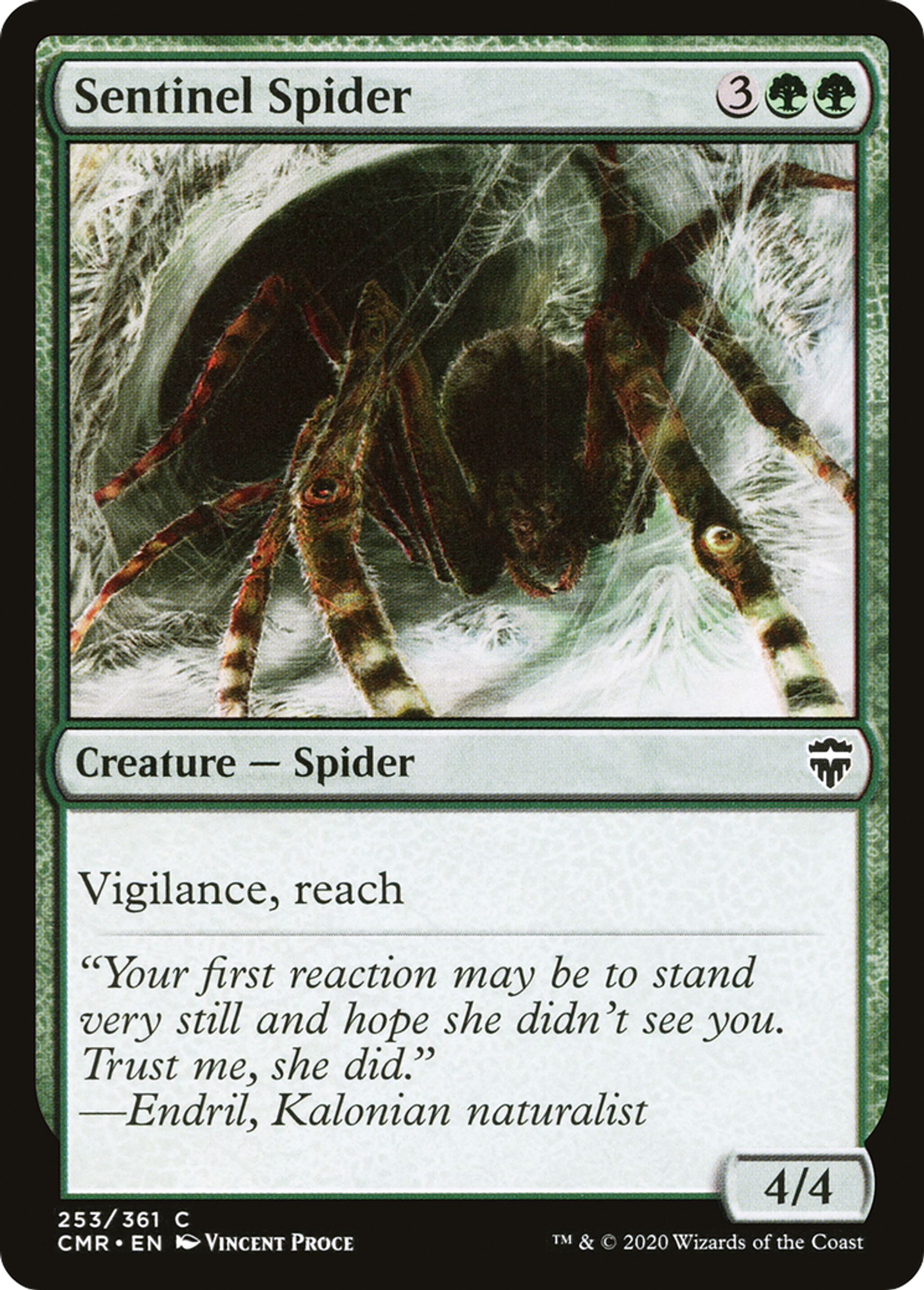 Araignée sentinelle — Commander Legends — Magic: The Gathering