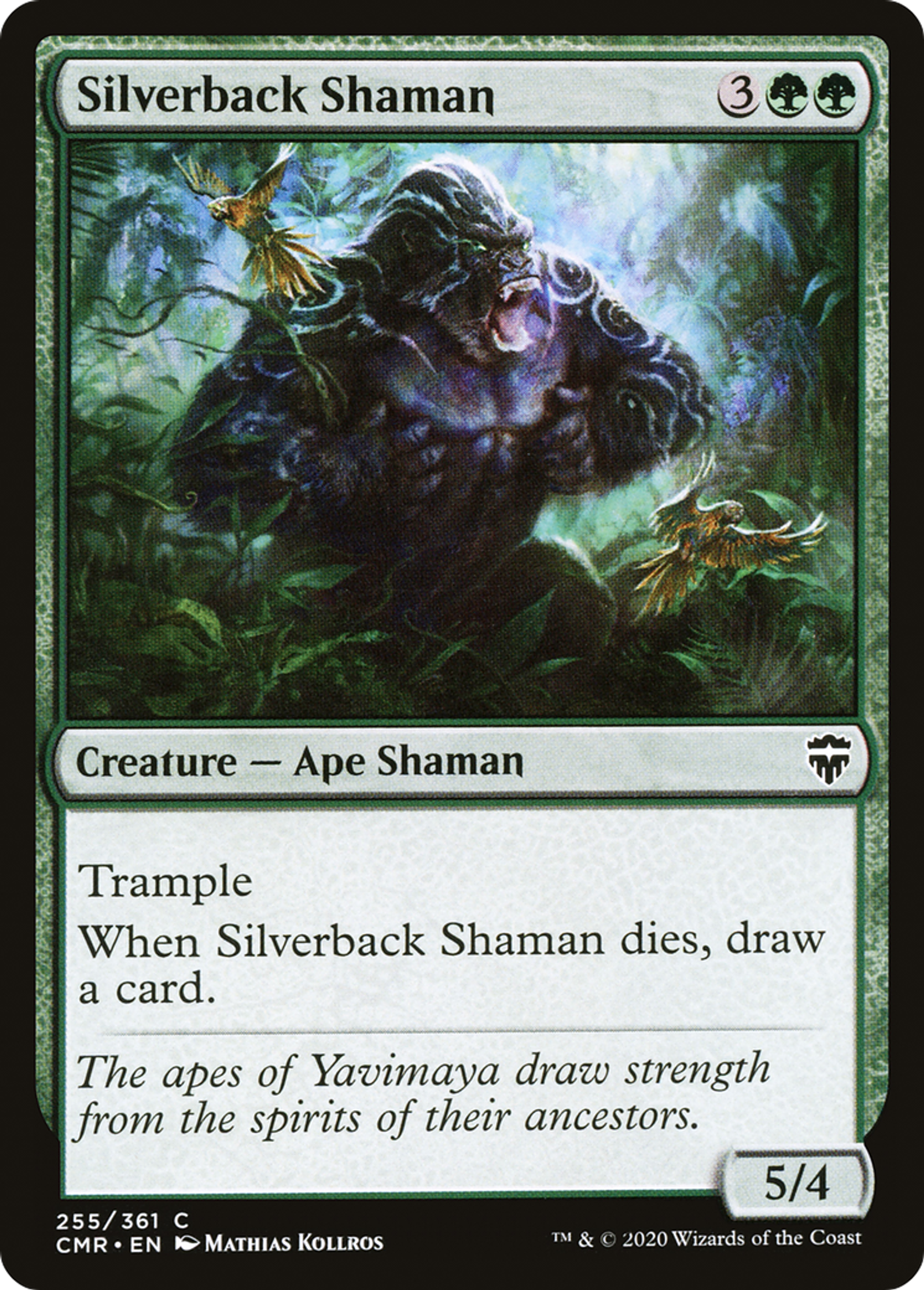 Shamane à dos argenté — Commander Legends — Magic: The Gathering