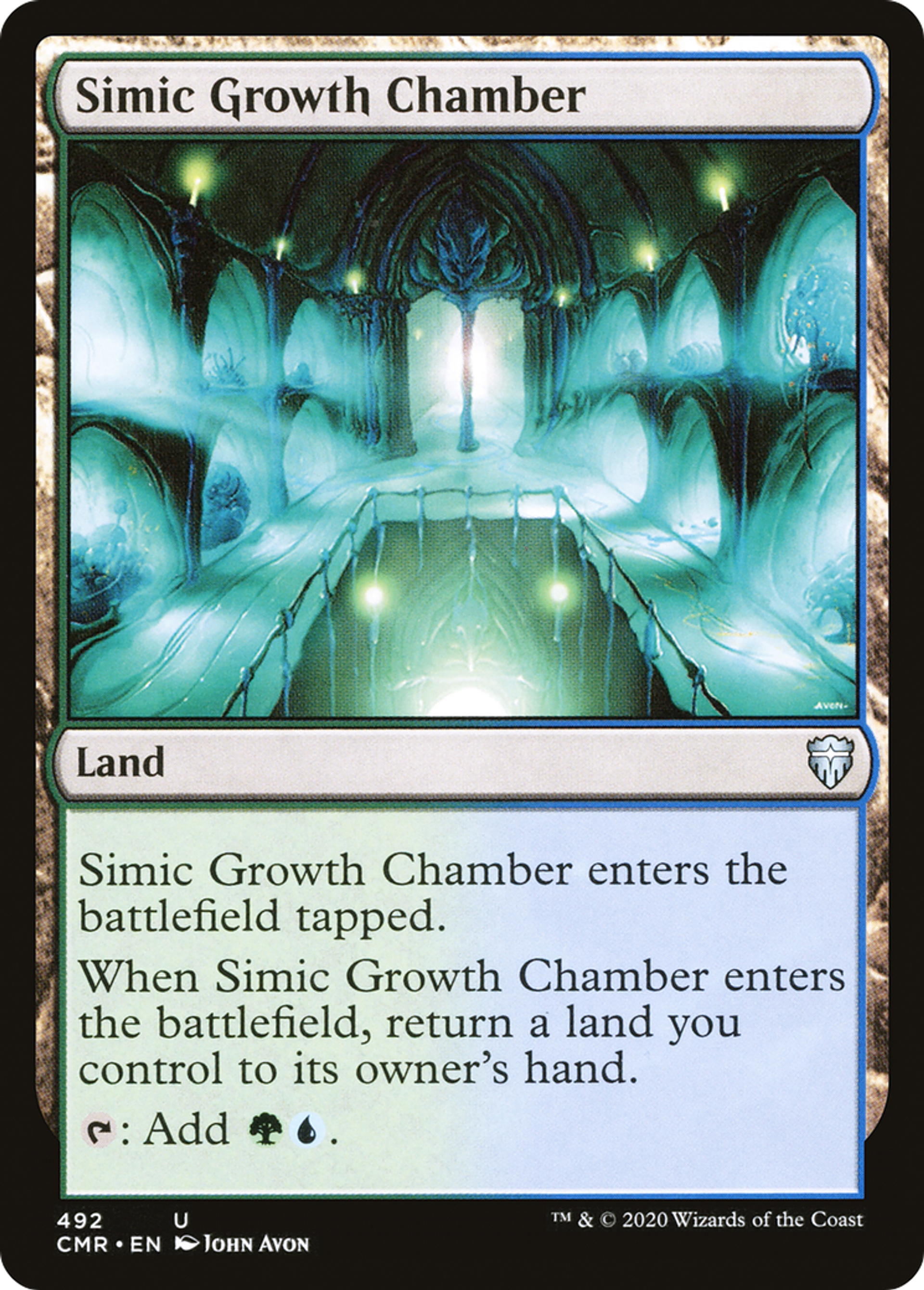 Simic Growth Chamber — Commander Legends — Magic: The Gathering