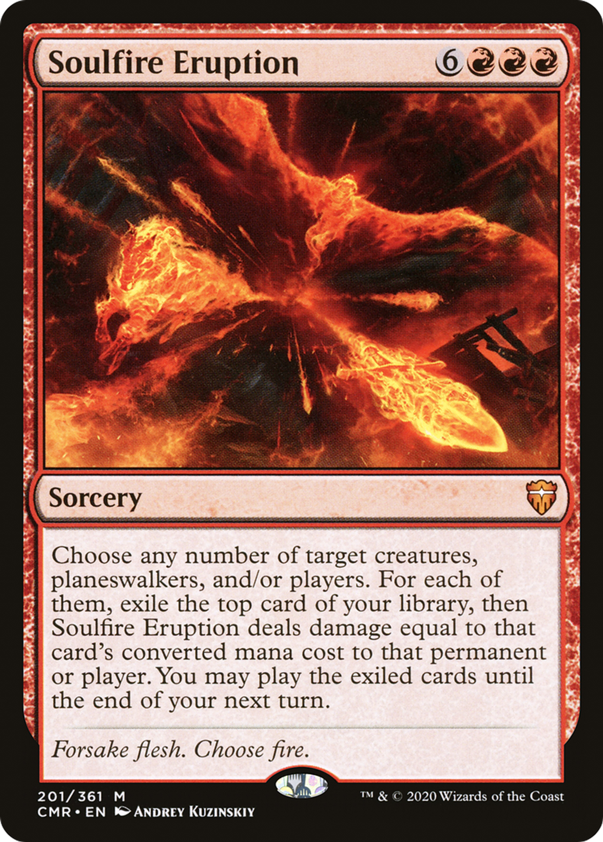 Soulfire Eruption — Commander Legends — Magic: The Gathering