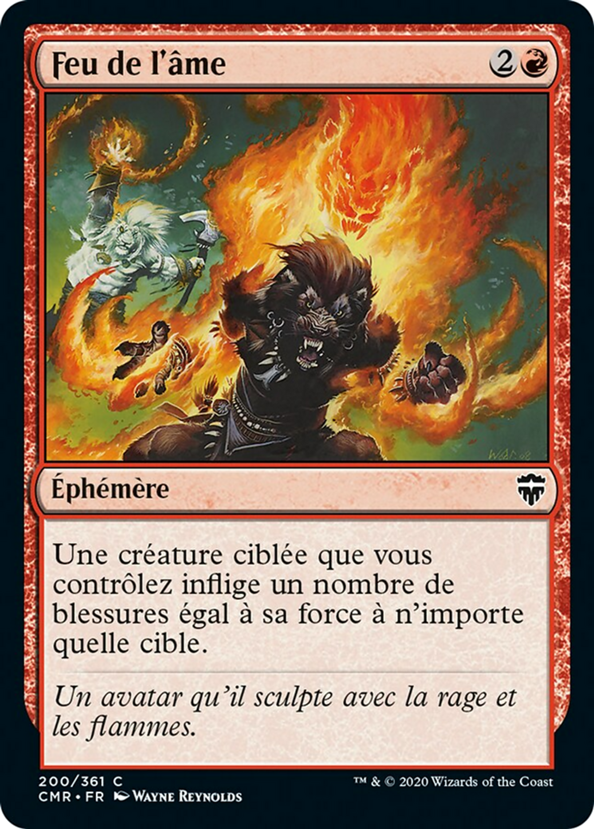 Feu de l'âme — Commander Legends — Magic: The Gathering