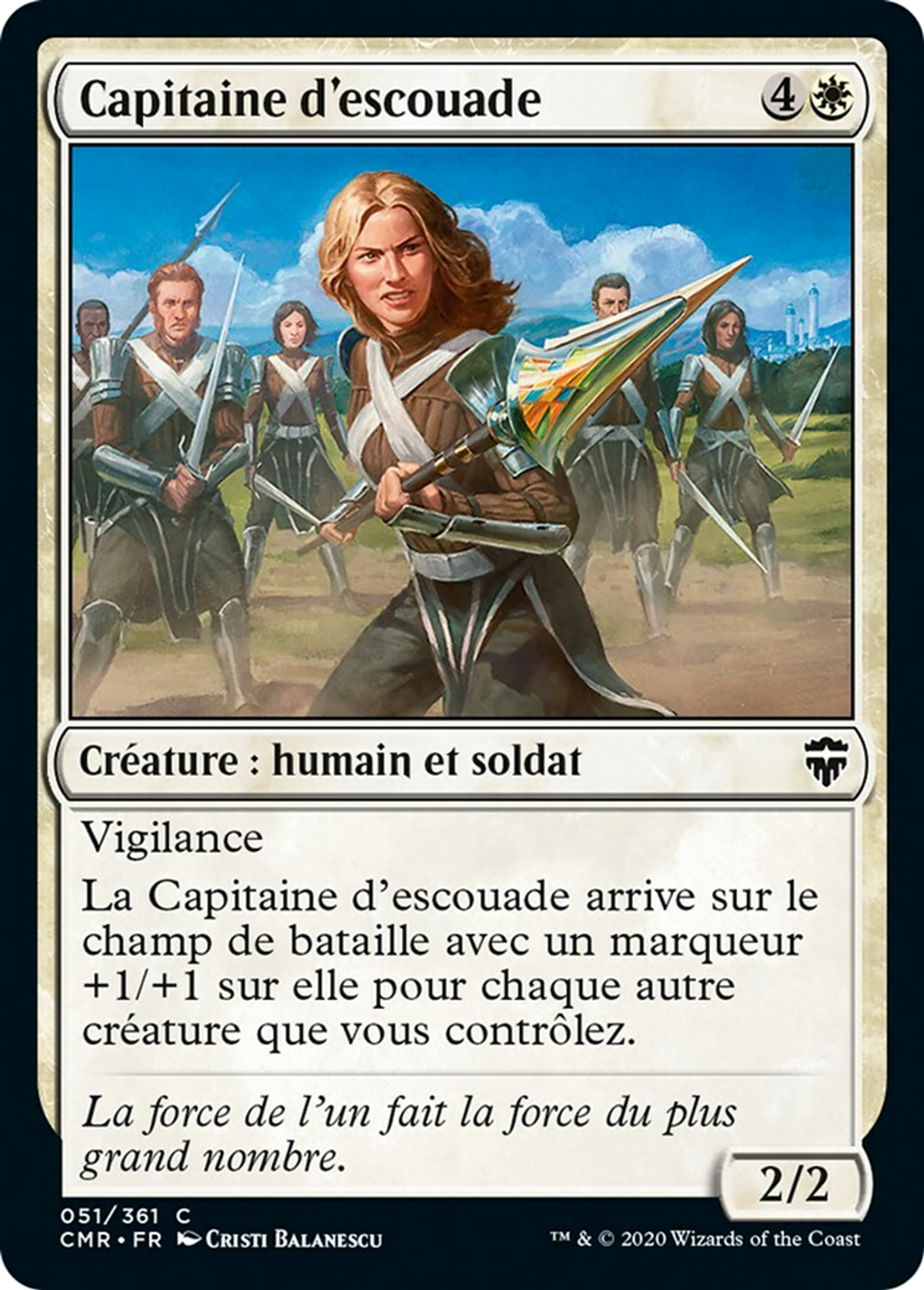 Capitaine d'escouade — Commander Legends — Magic: The Gathering