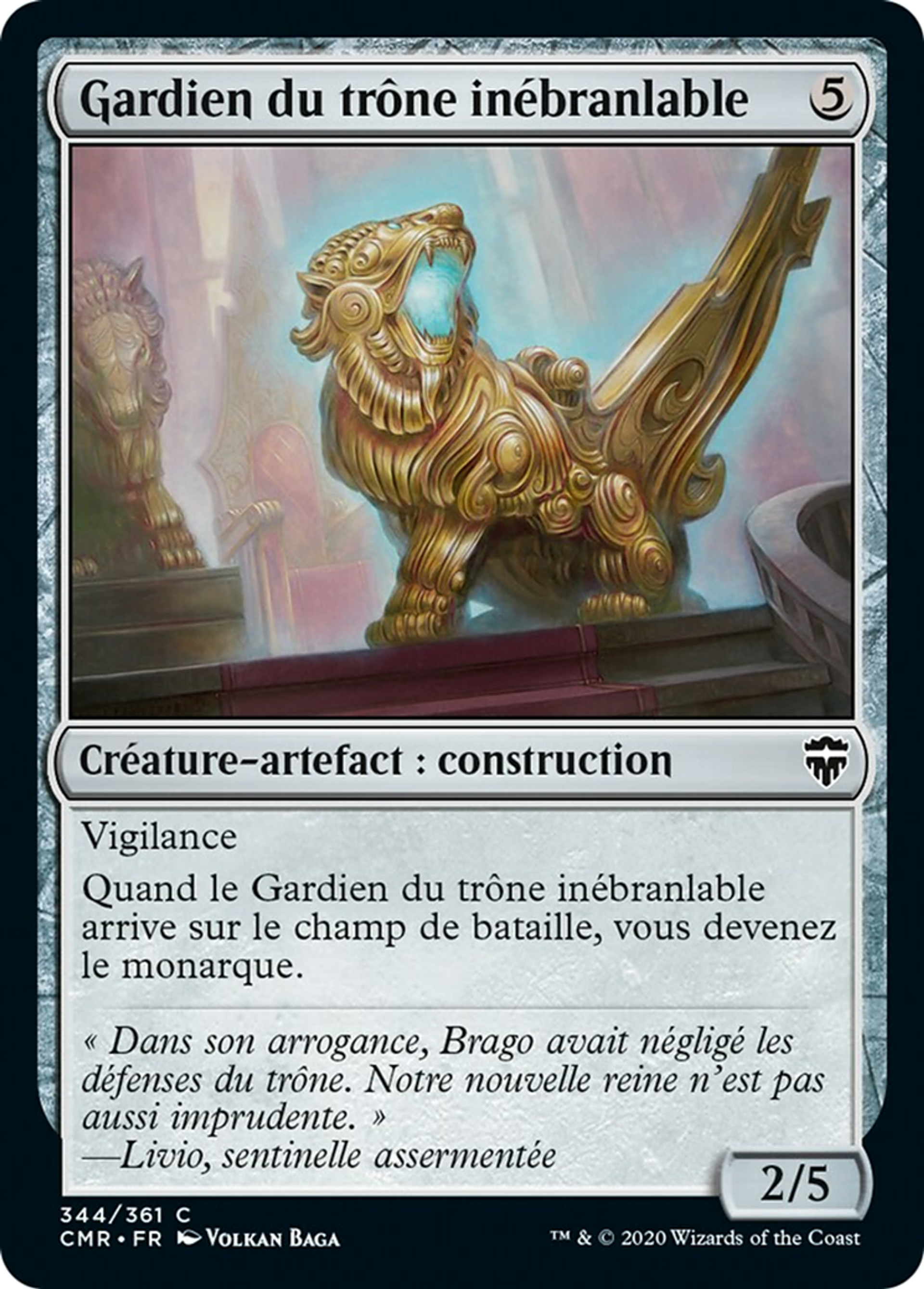 Gardien du trône inébranlable — Commander Legends — Magic: The Gathering