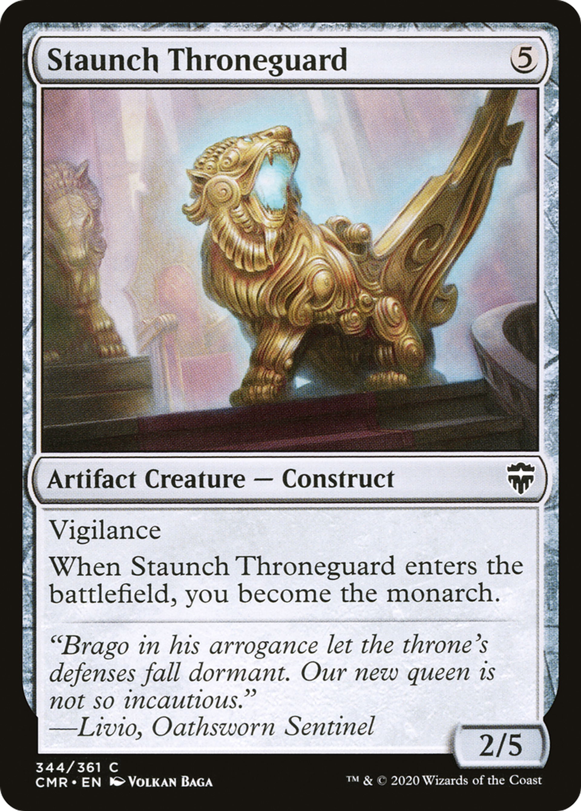 Staunch Throneguard — Commander Legends — Magic: The Gathering