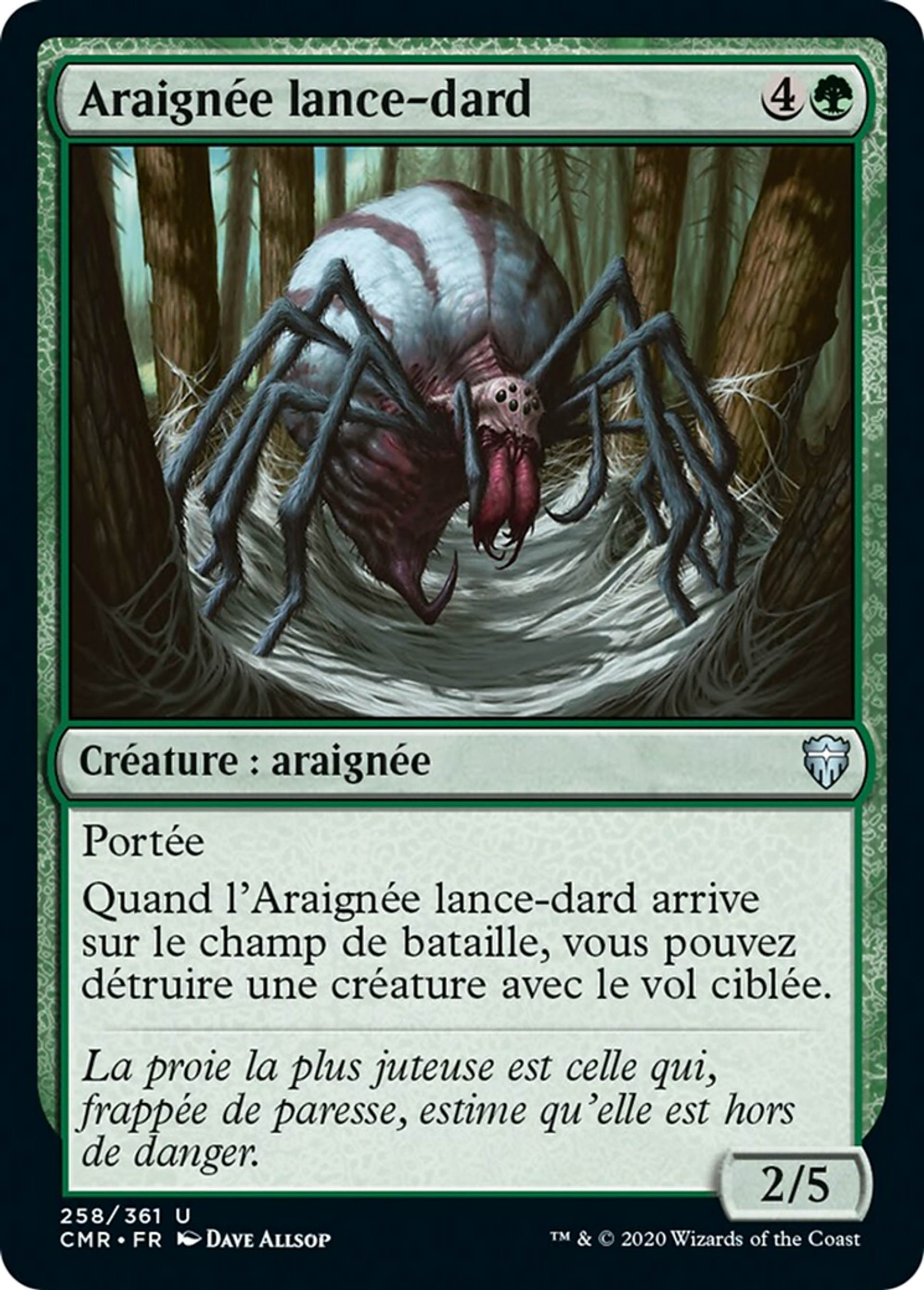 Araignée lance-dard — Commander Legends — Magic: The Gathering