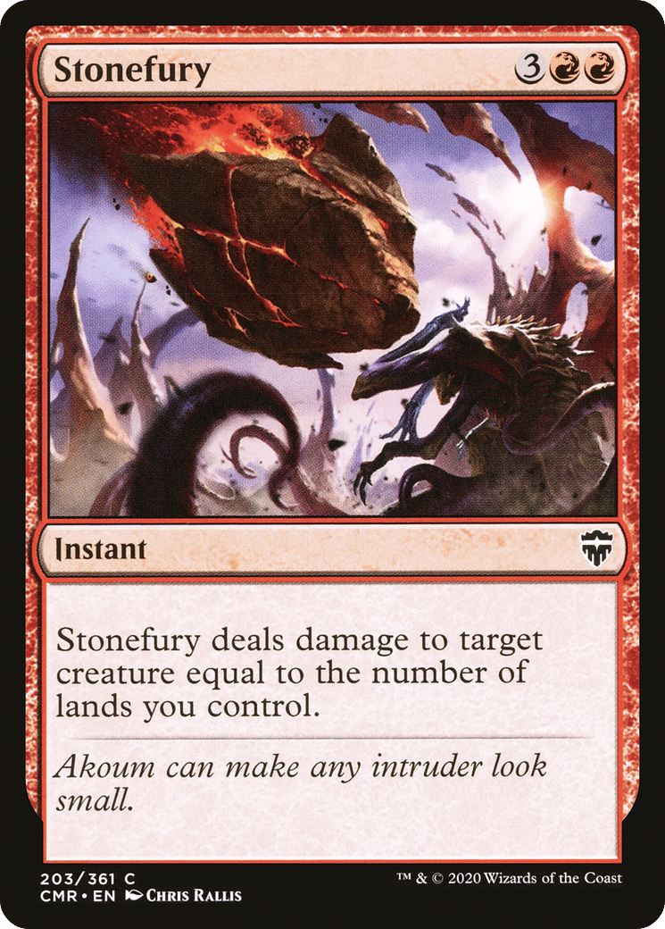 Stonefury — Commander Legends — Magic: The Gathering