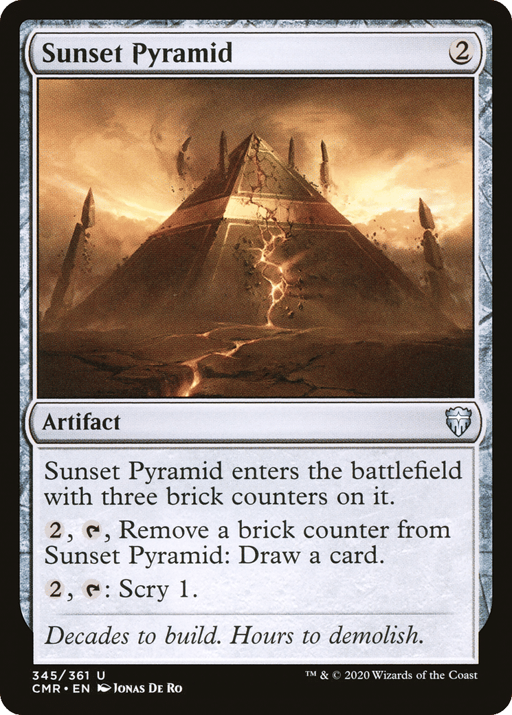 Sunset Pyramid — Commander Legends — Magic: The Gathering