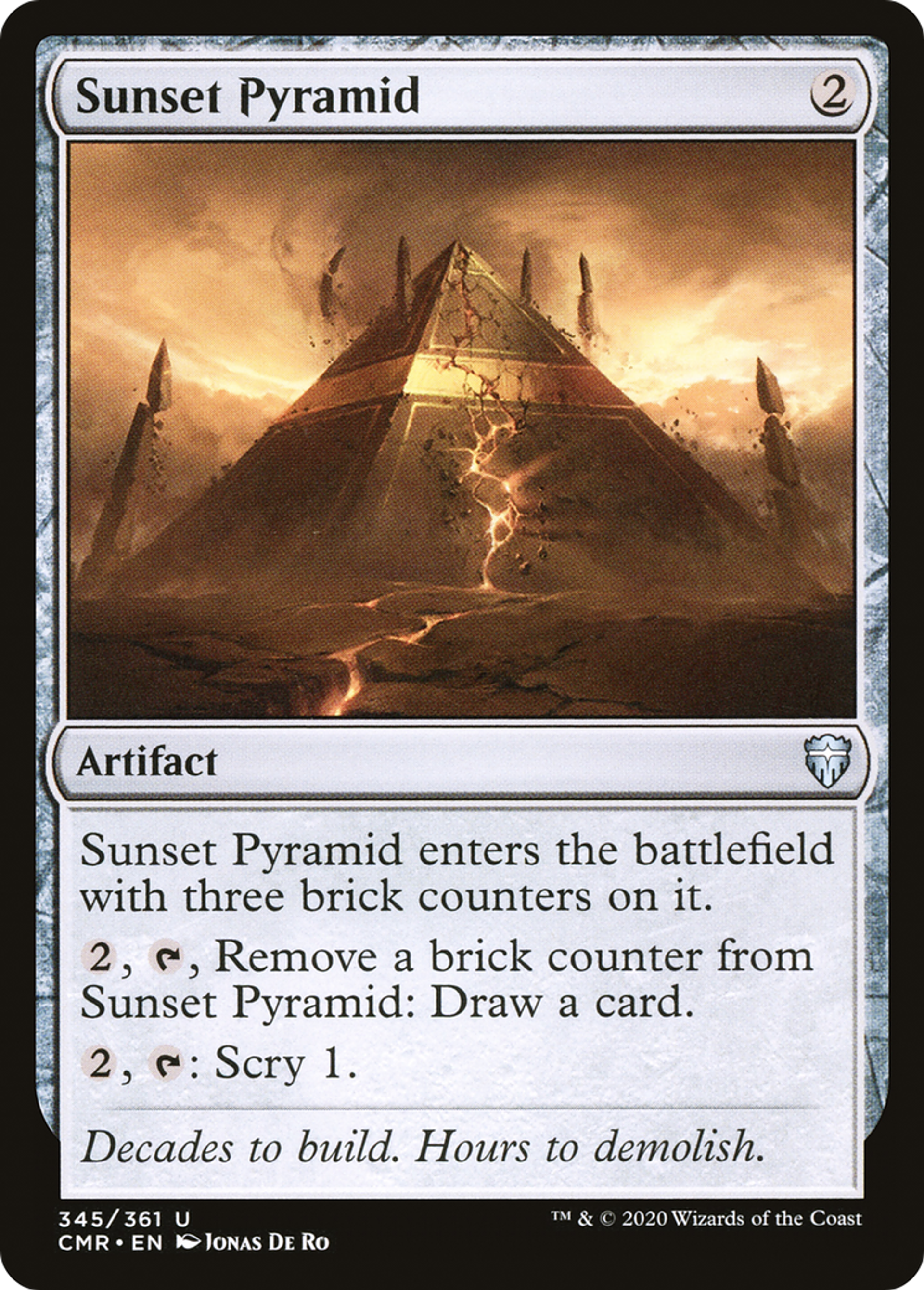 Sunset Pyramid — Commander Legends — Magic: The Gathering
