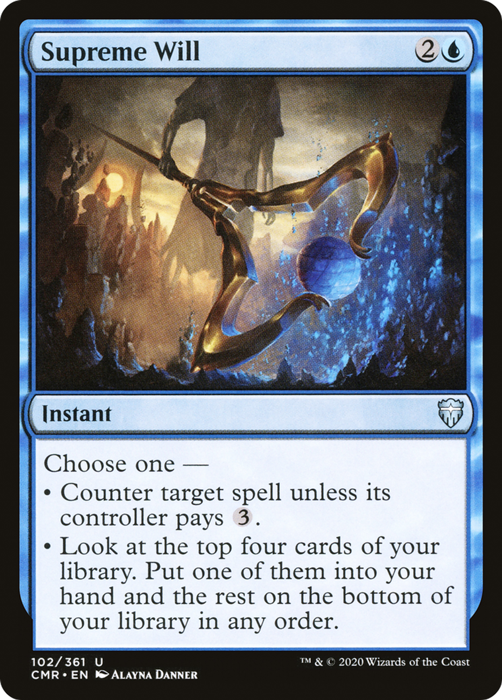 Supreme Will — Commander Legends — Magic: The Gathering