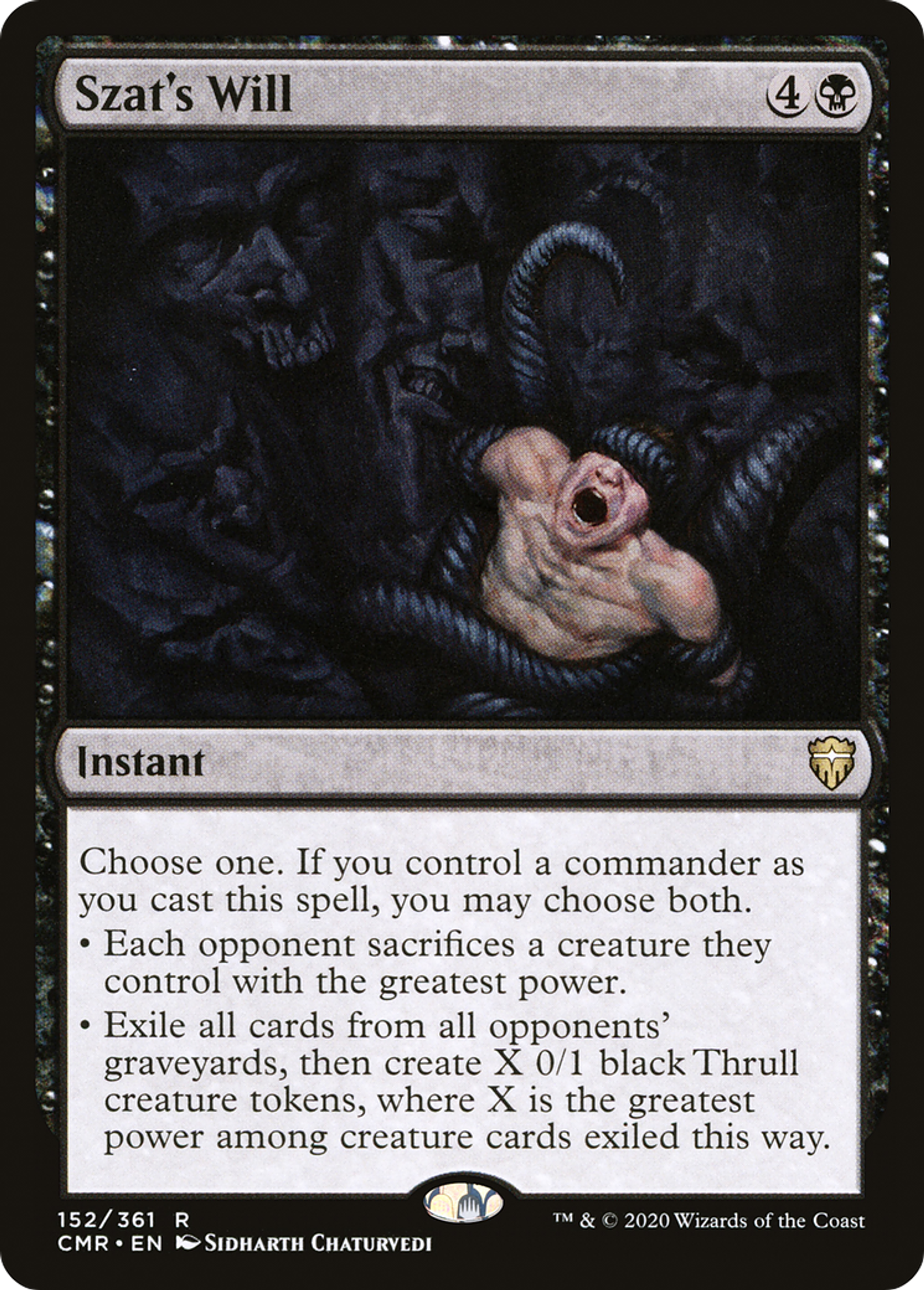 Szat's Will — Commander Legends — Magic: The Gathering
