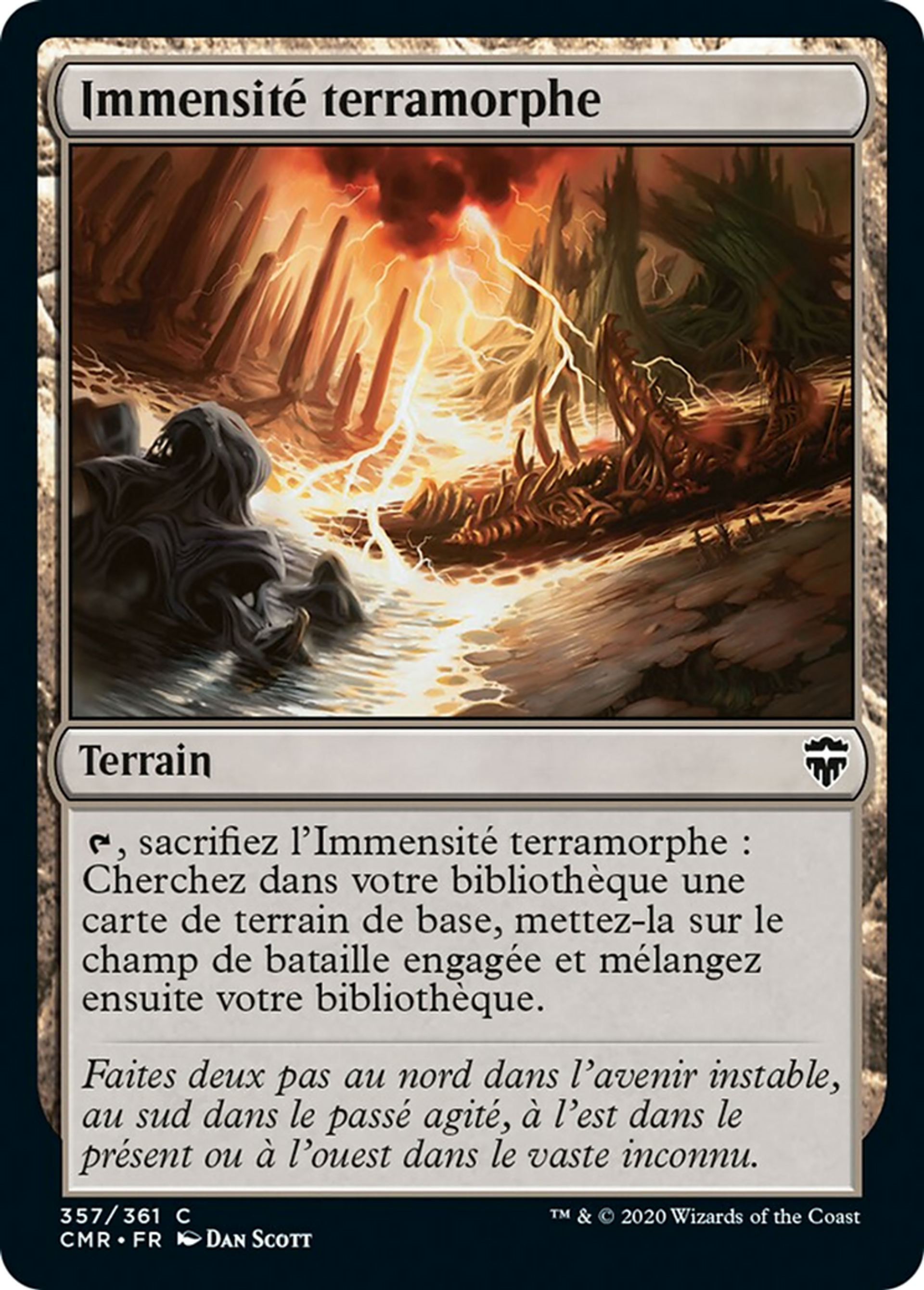 Immensité terramorphe — Commander Legends — Magic: The Gathering