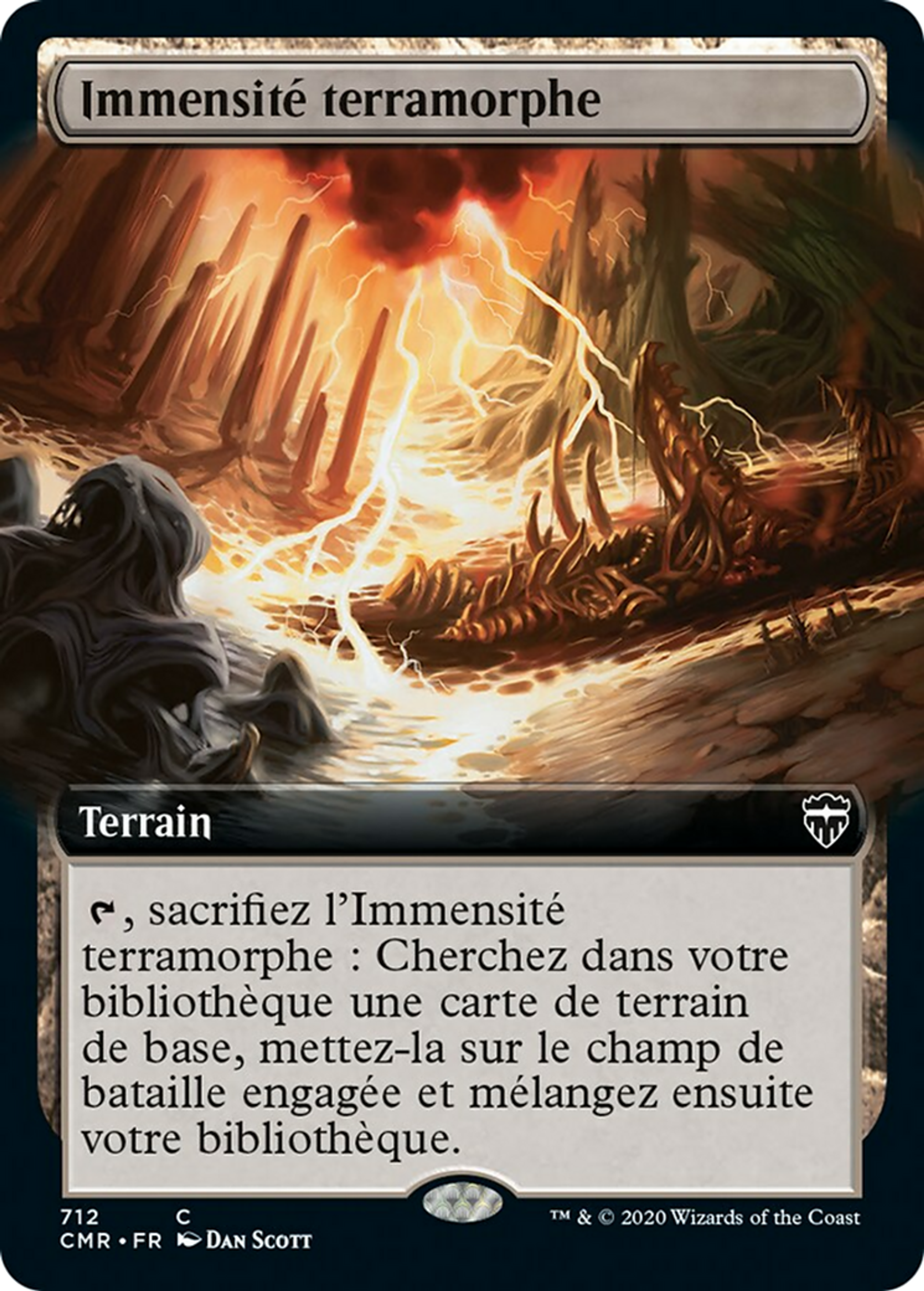 Immensité terramorphe — Commander Legends — Magic: The Gathering