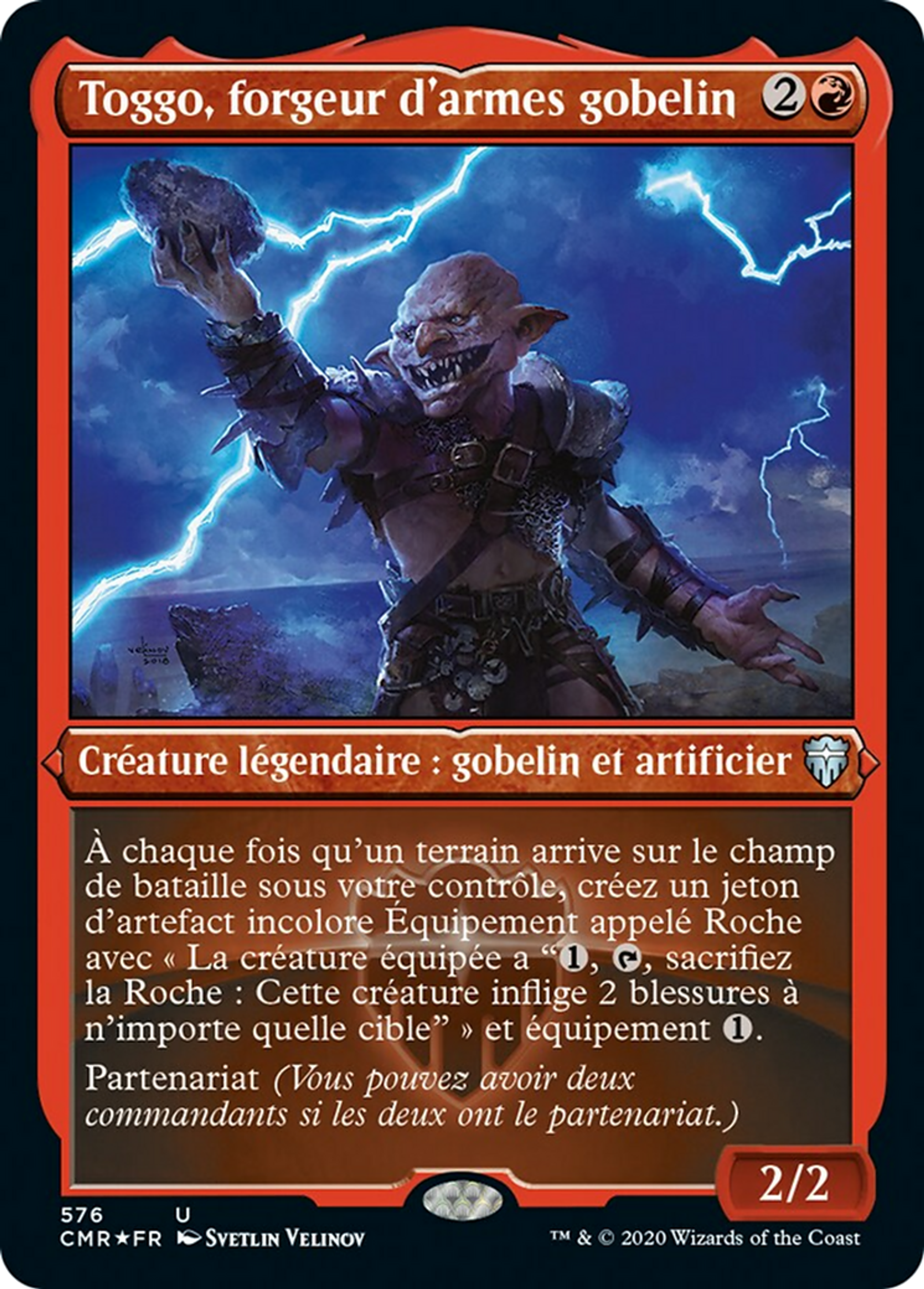 Toggo, forgeur d'armes gobelin — Commander Legends — Magic: The Gathering