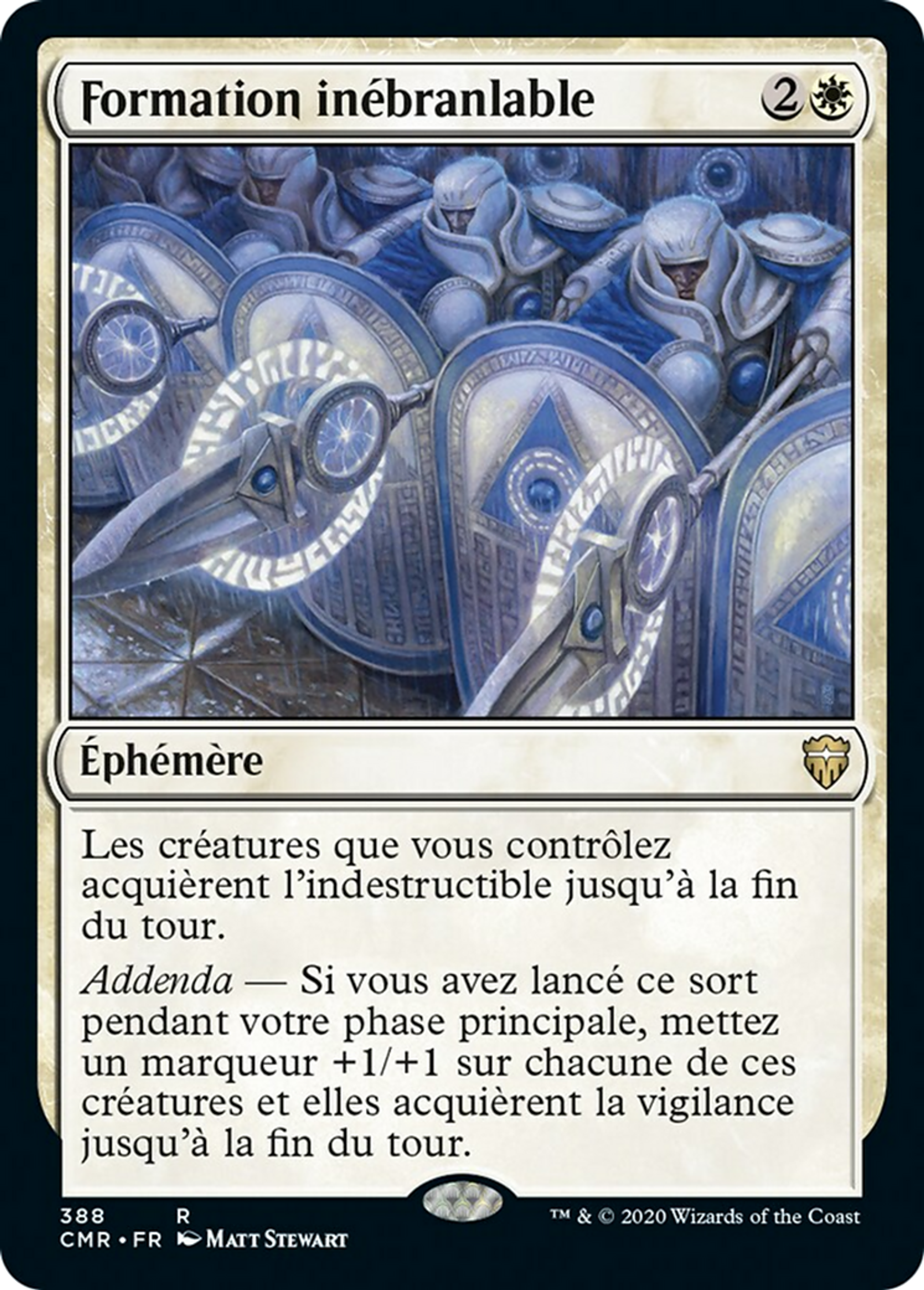 Formation inébranlable — Commander Legends — Magic: The Gathering