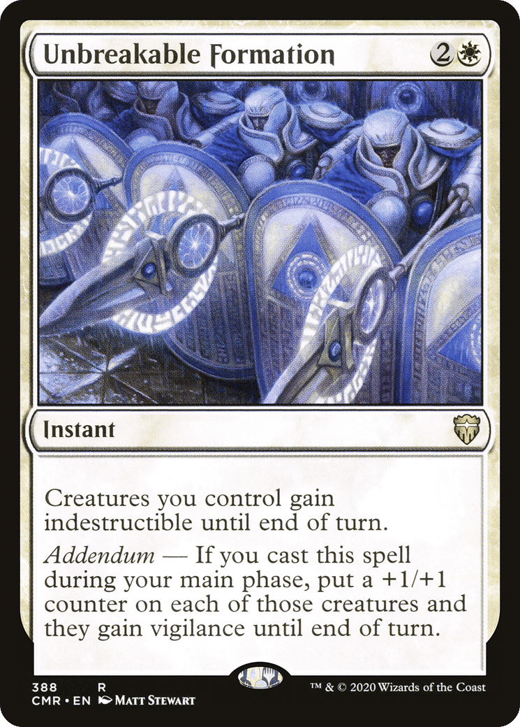 Unbreakable Formation — Commander Legends — Magic: The Gathering
