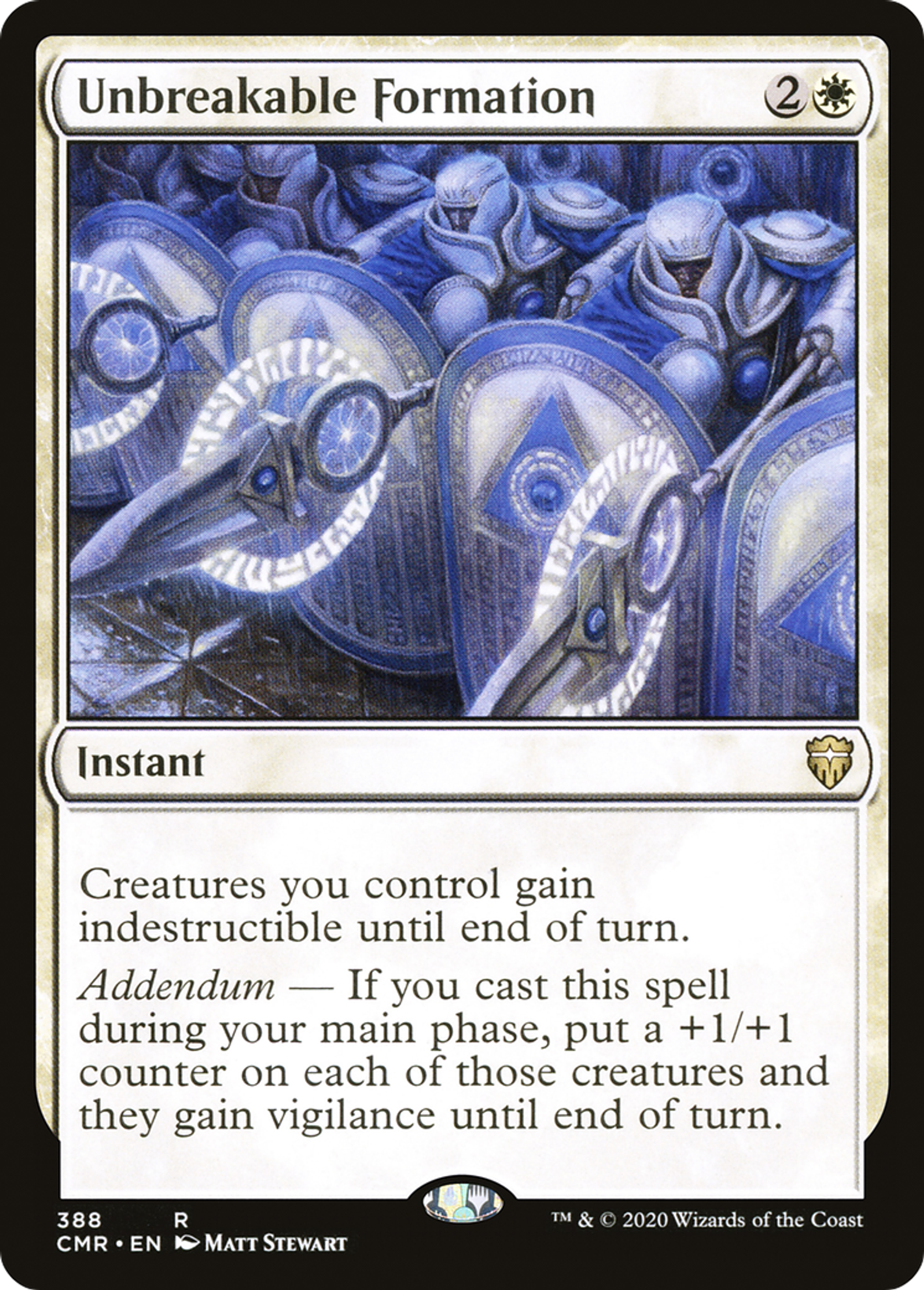 Formation inébranlable — Commander Legends — Magic: The Gathering