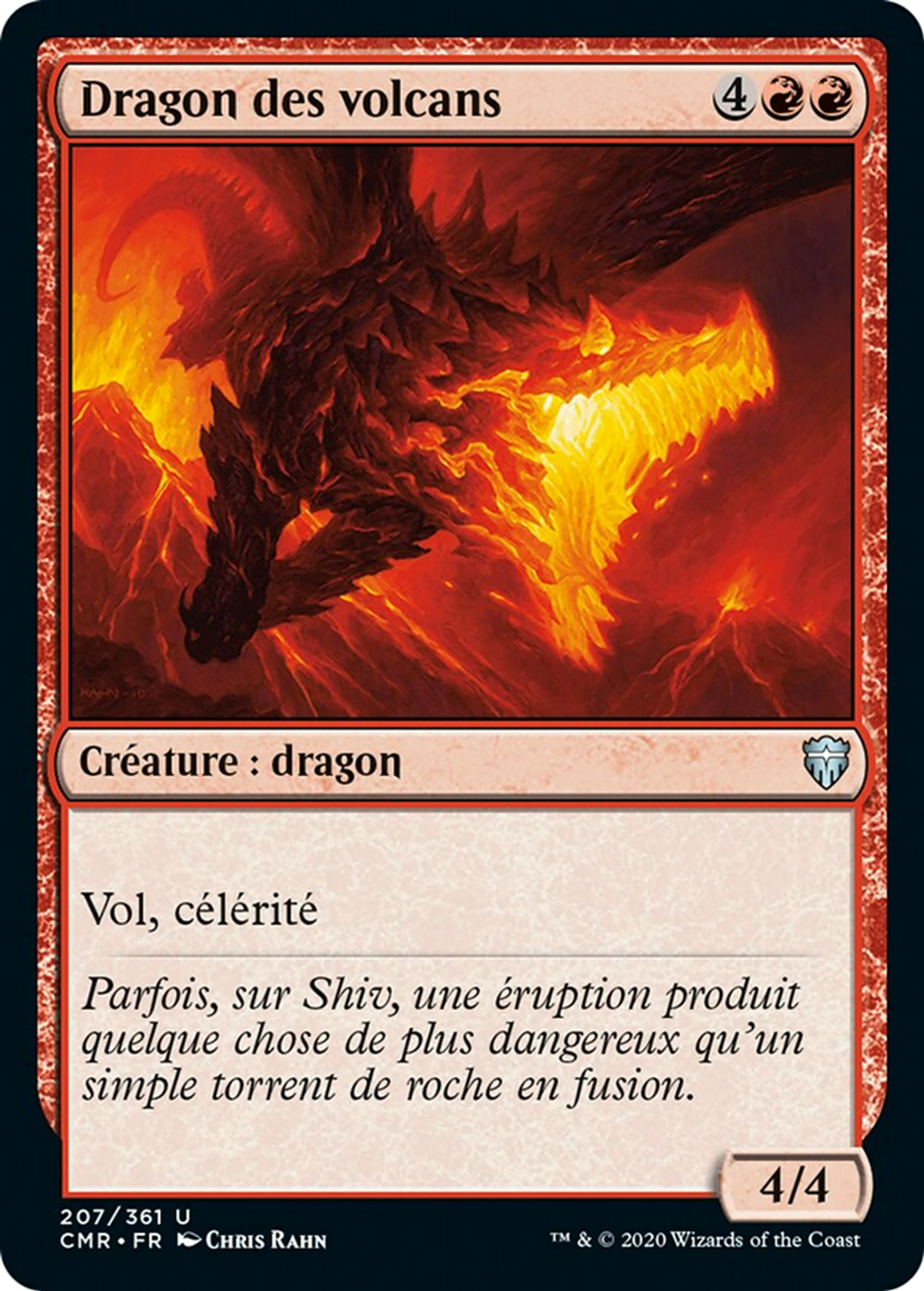 Dragon des volcans — Commander Legends — Magic: The Gathering