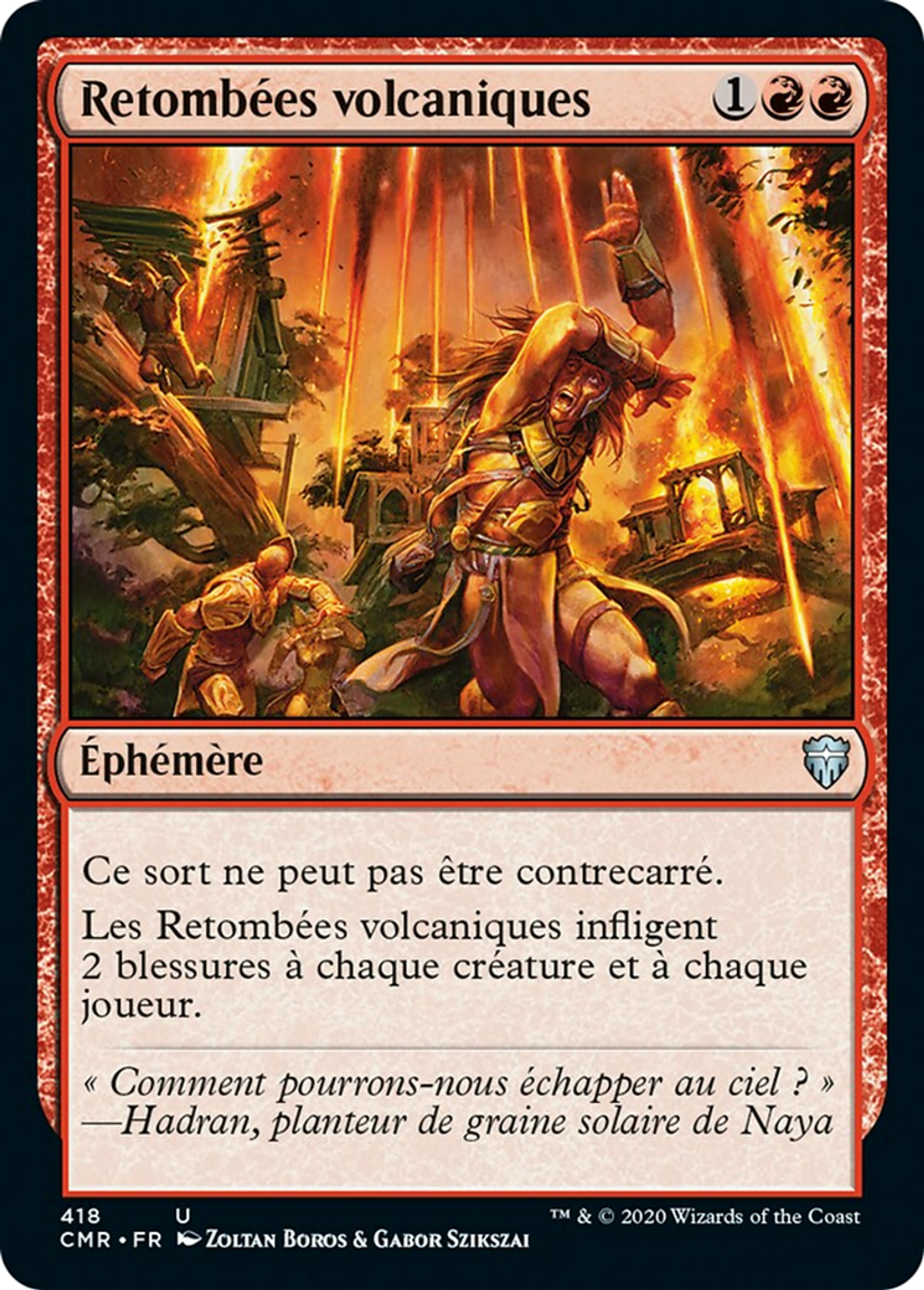Retombées volcaniques — Commander Legends — Magic: The Gathering