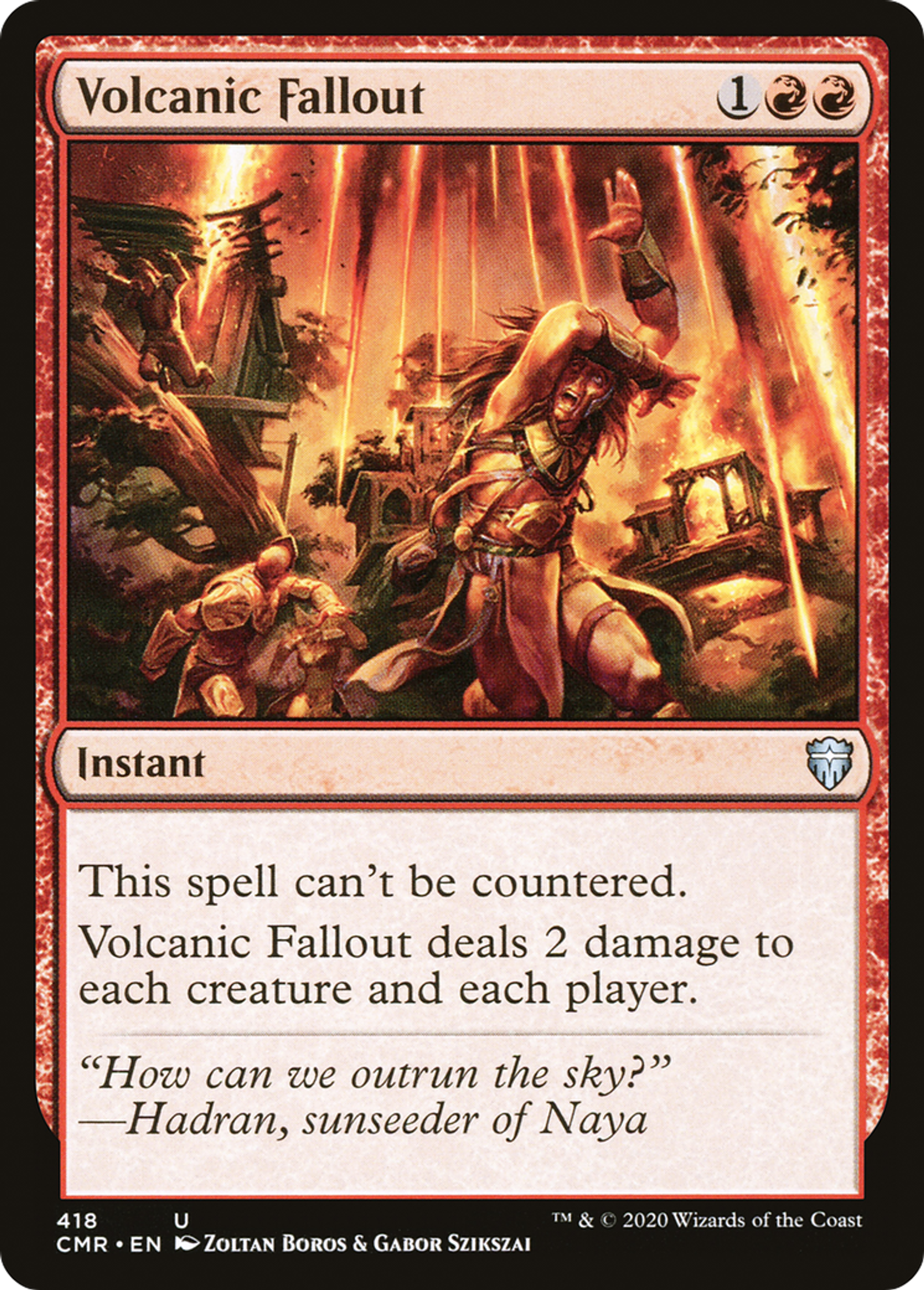 Volcanic Fallout — Commander Legends — Magic: The Gathering