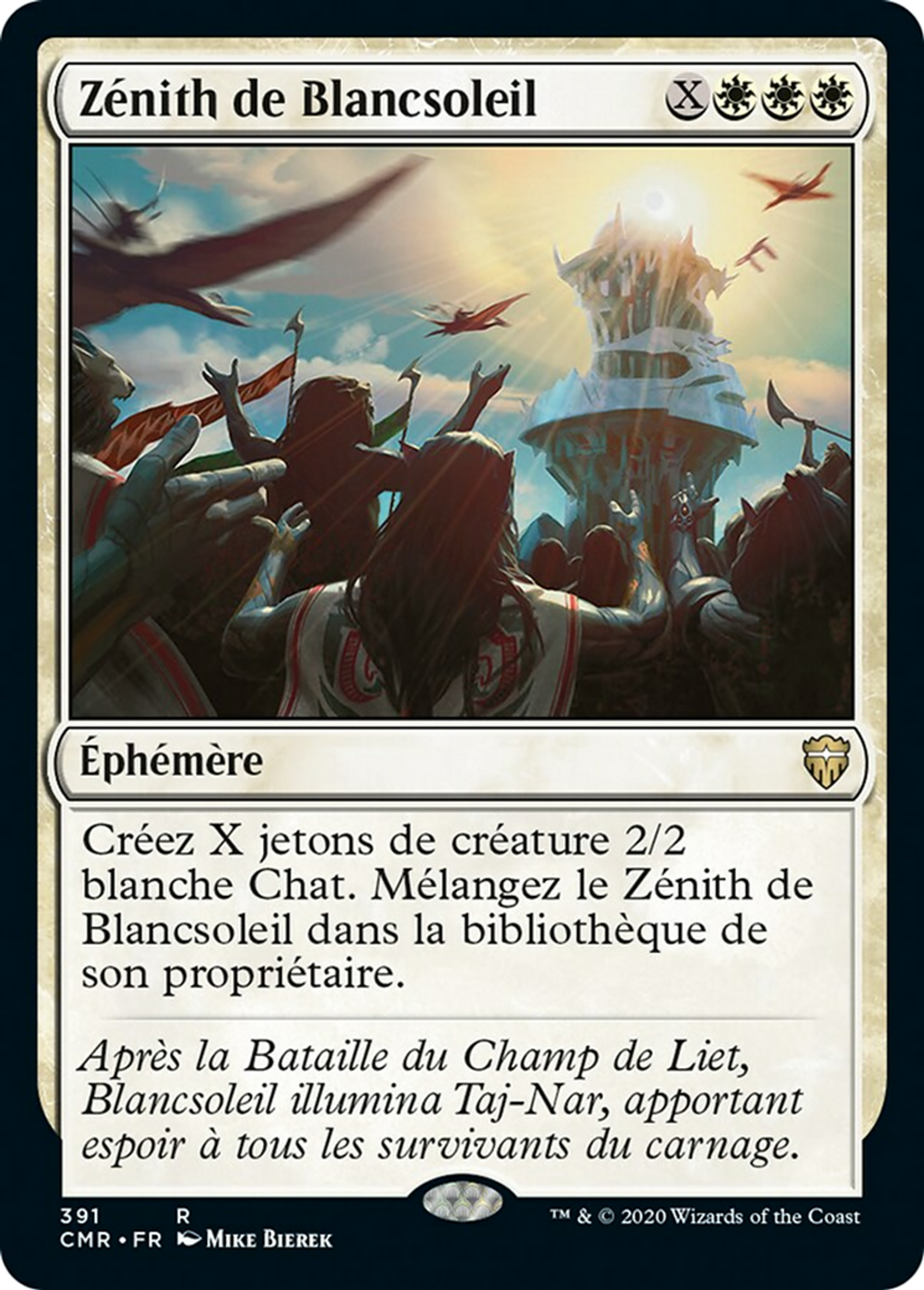 Zénith de Blancsoleil — Commander Legends — Magic: The Gathering