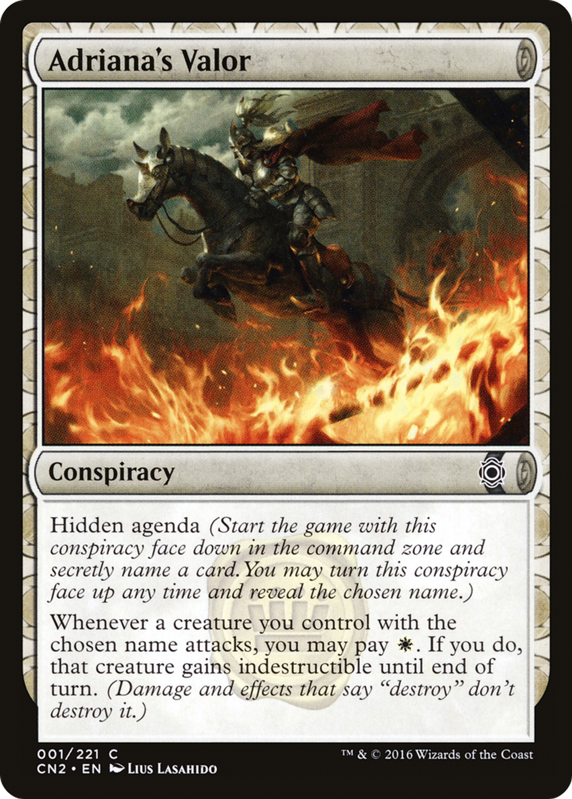 Adriana's Valor — Conspiracy: Take the Crown — Magic: The Gathering