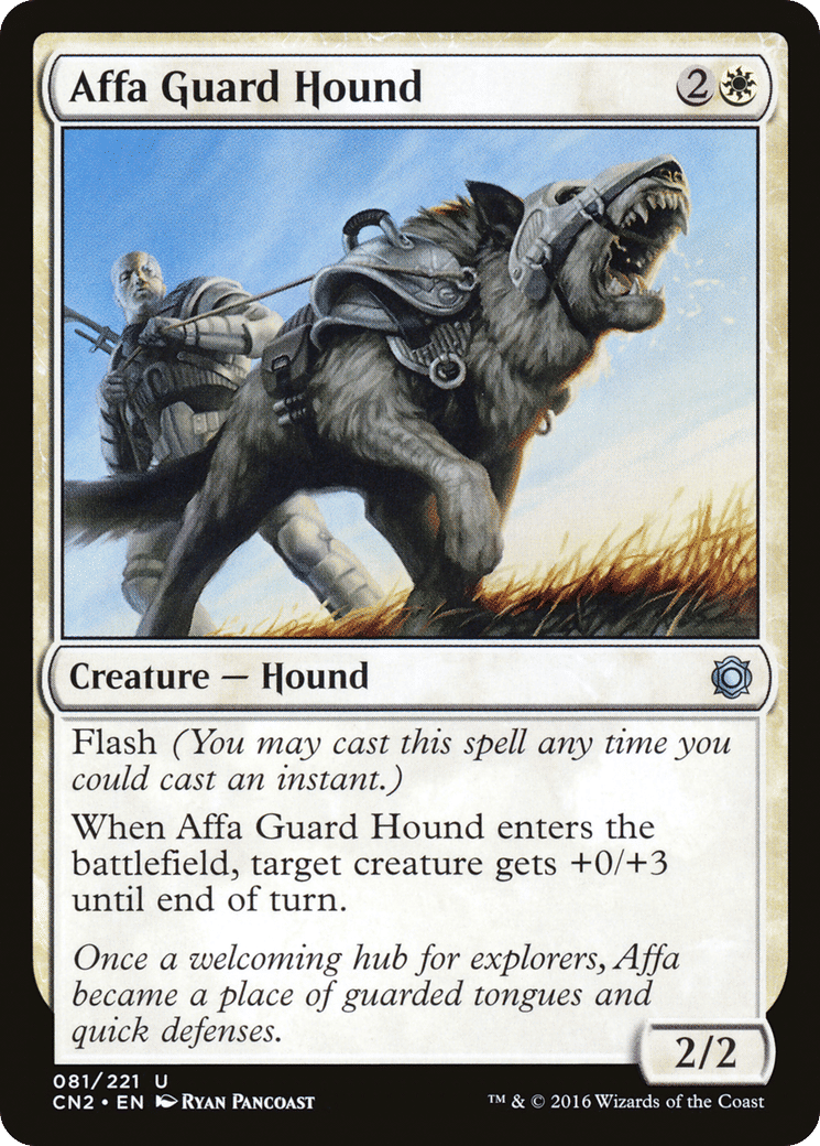 Affa Guard Hound — Conspiracy: Take the Crown — Magic: The Gathering