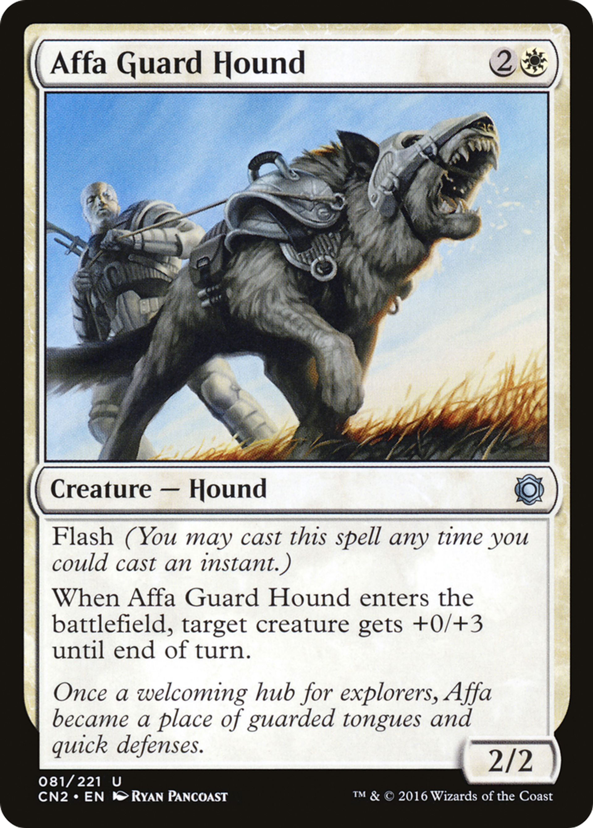 Affa Guard Hound — Conspiracy: Take the Crown — Magic: The Gathering