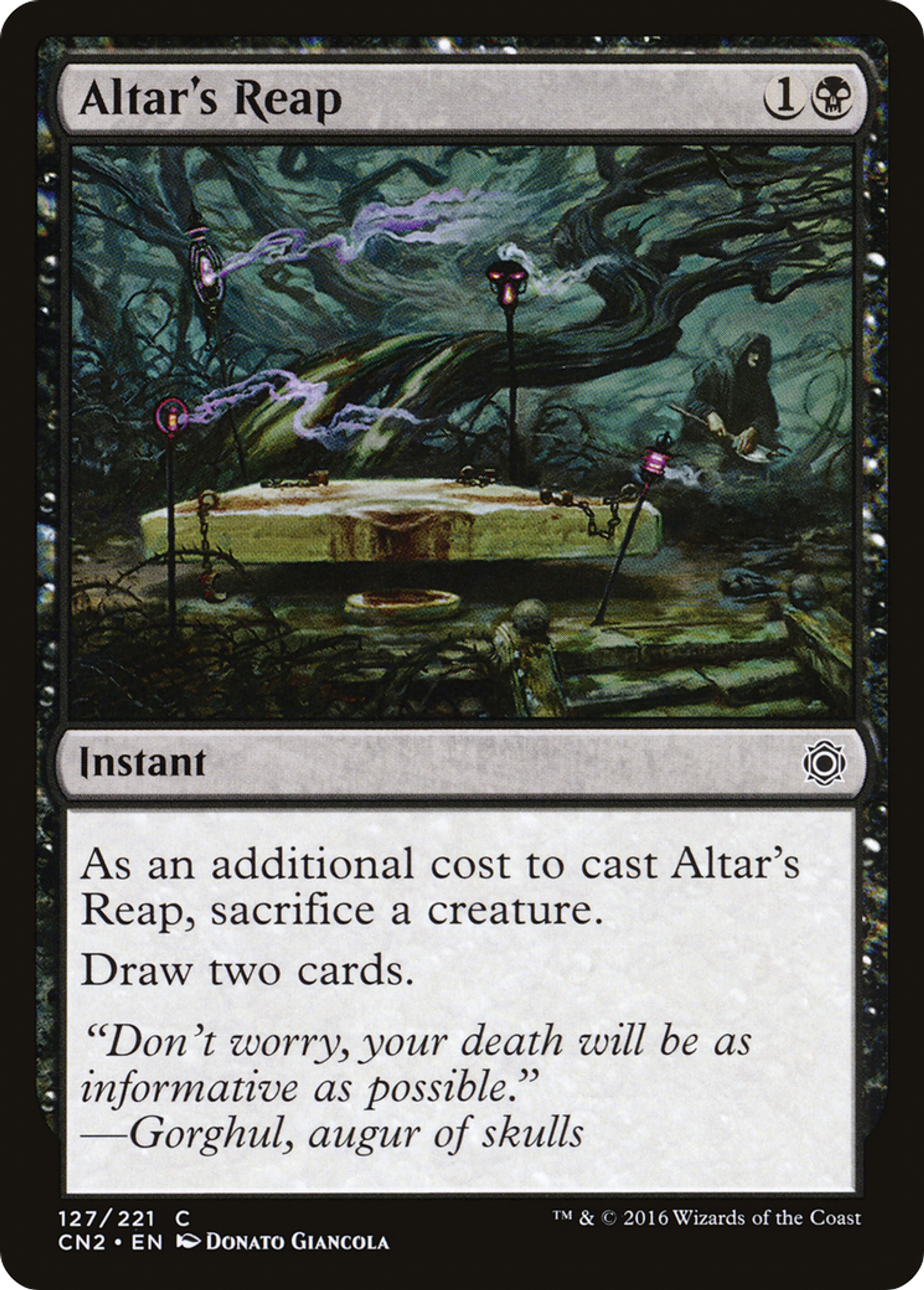 Altar's Reap — Conspiracy: Take the Crown — Magic: The Gathering