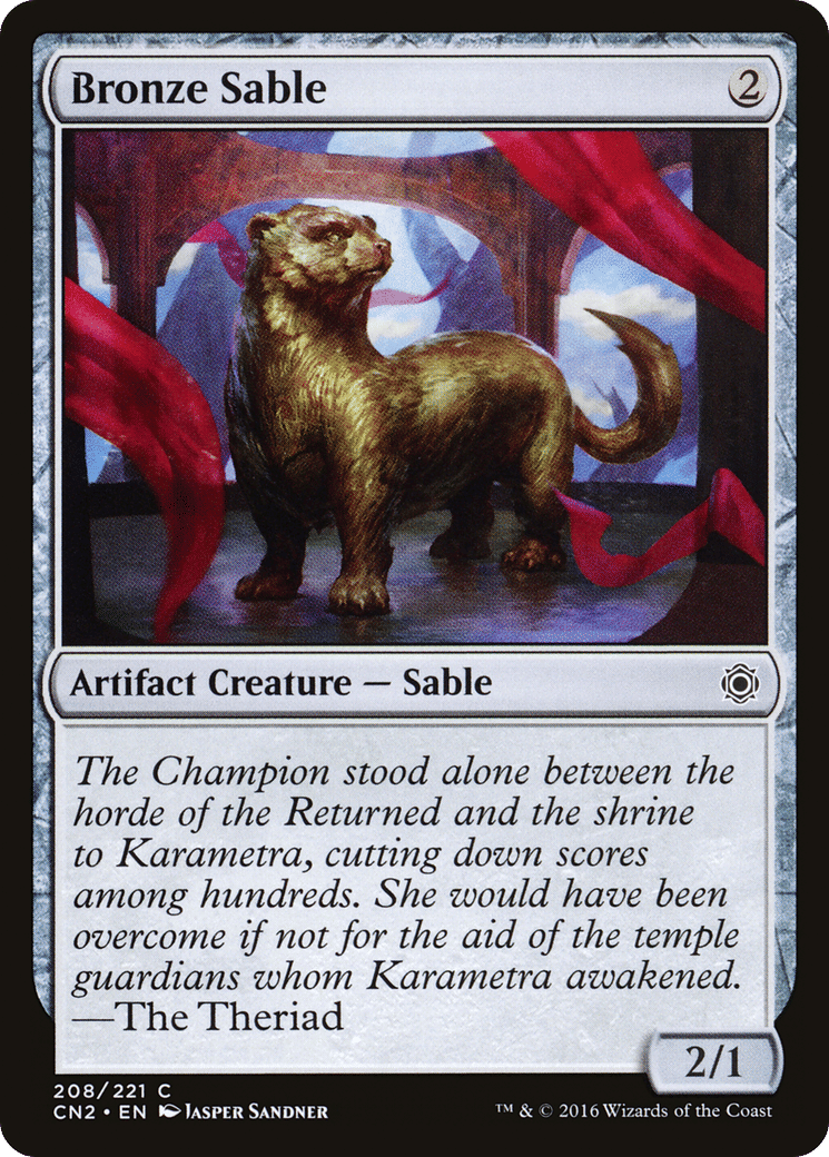 Bronze Sable — Conspiracy: Take the Crown — Magic: The Gathering