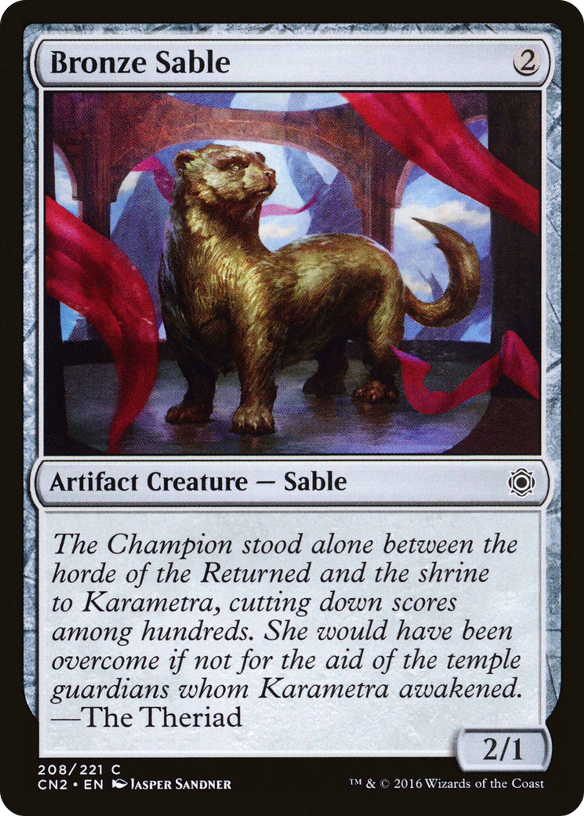 Bronze Sable — Conspiracy: Take the Crown — Magic: The Gathering