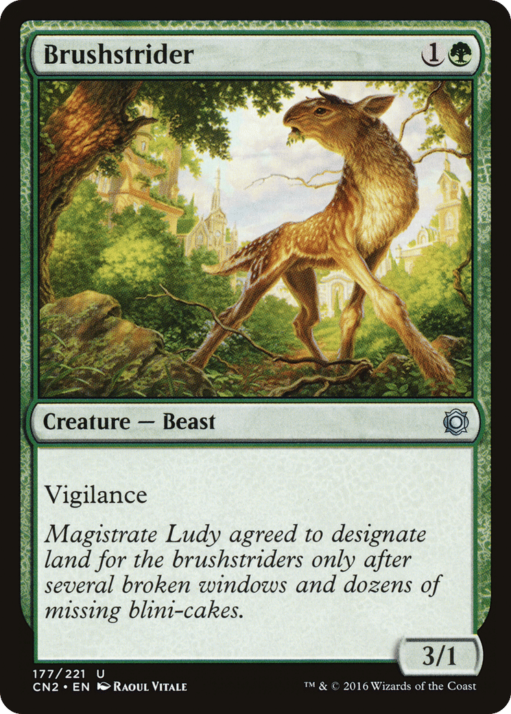 Brushstrider — Conspiracy: Take the Crown — Magic: The Gathering