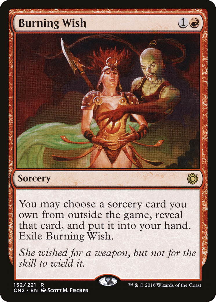 Burning Wish — Conspiracy: Take the Crown — Magic: The Gathering